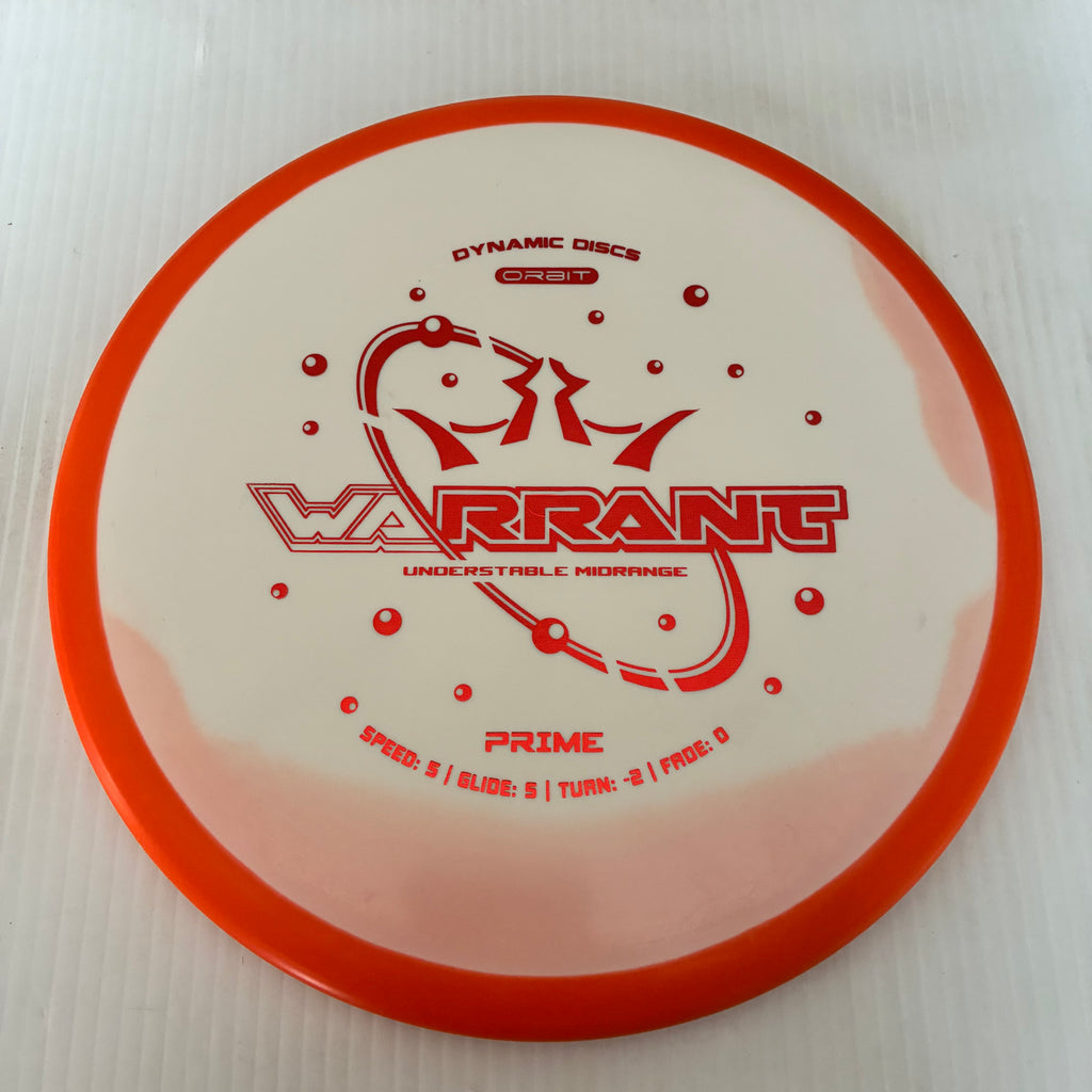 Dynamic Discs Prime Orbit Warrant 5/5/-2/0