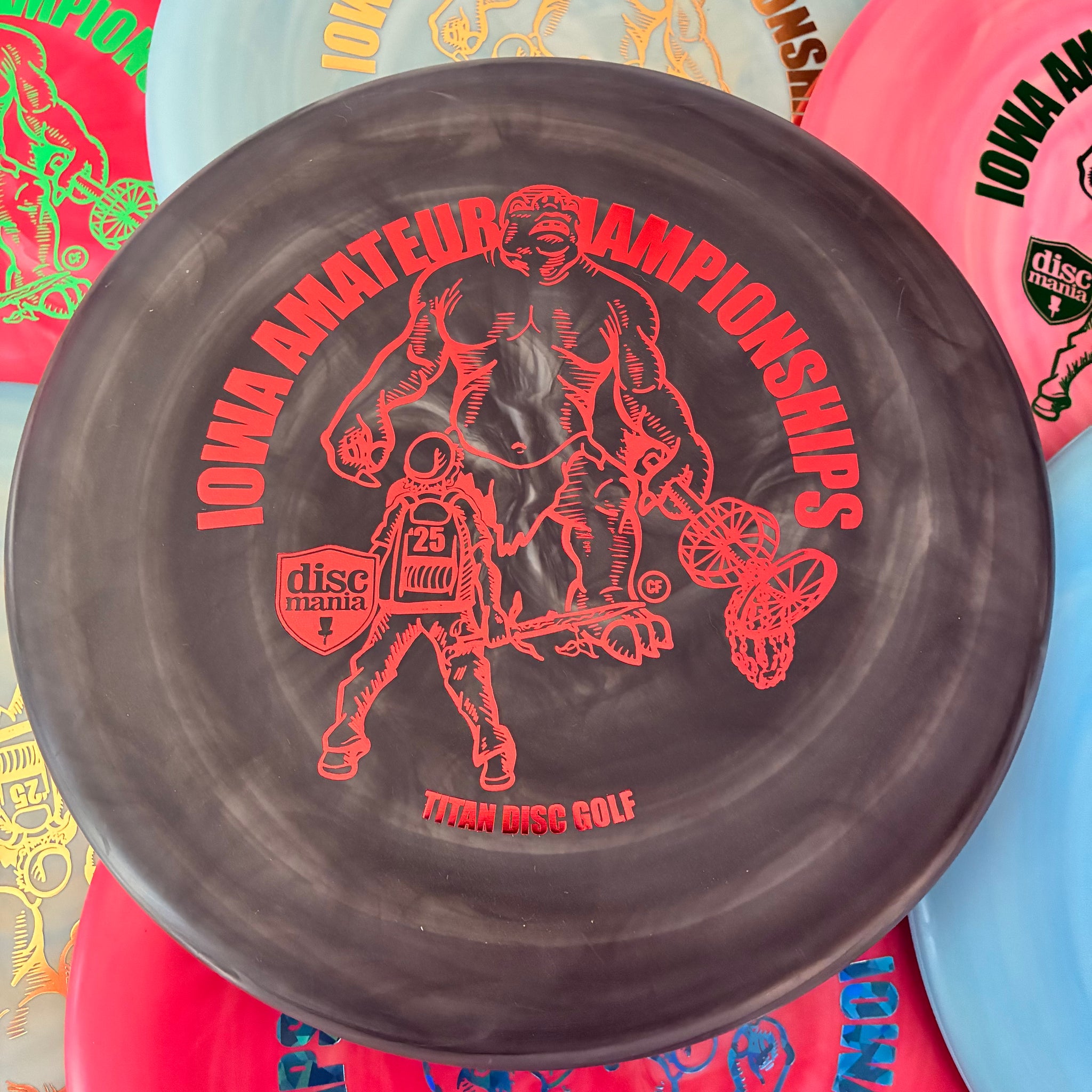 Discmania 2025 Iowa Amateur Championships Flex 2 Swirl D-Line P1x 2/3/0/0