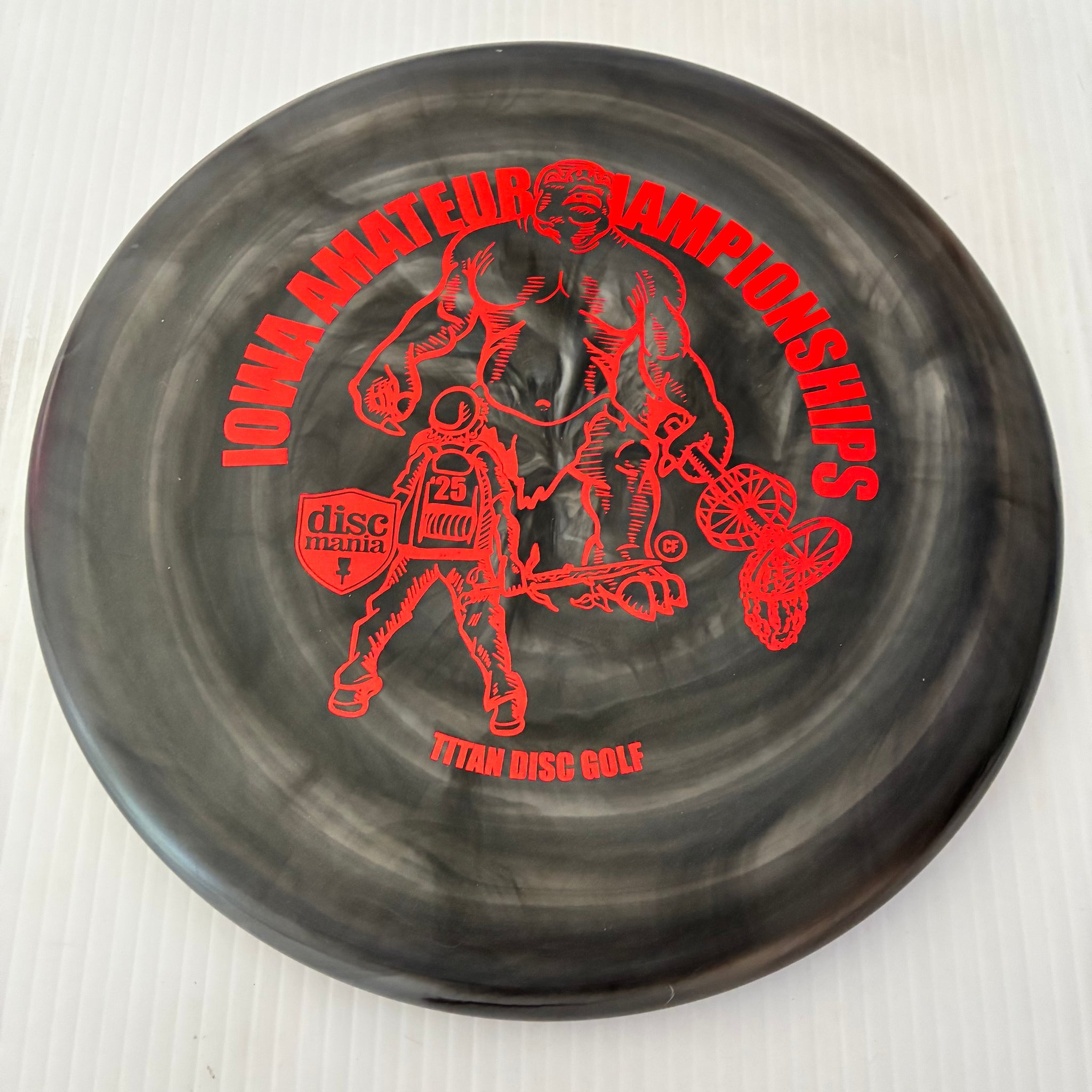 Discmania 2025 Iowa Amateur Championships Flex 2 Swirl D-Line P1x 2/3/0/0