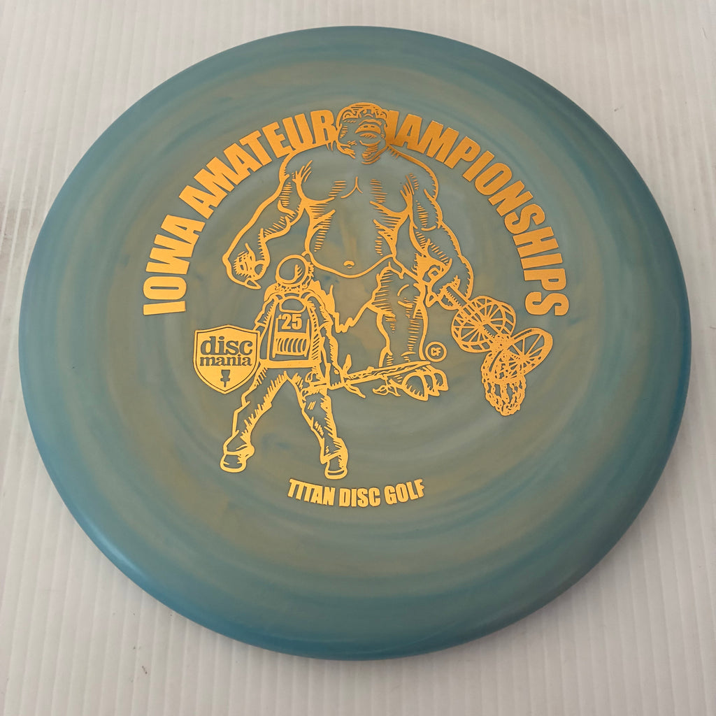 Discmania 2025 Iowa Amateur Championships Flex 2 Swirl D-Line P1x 2/3/0/0