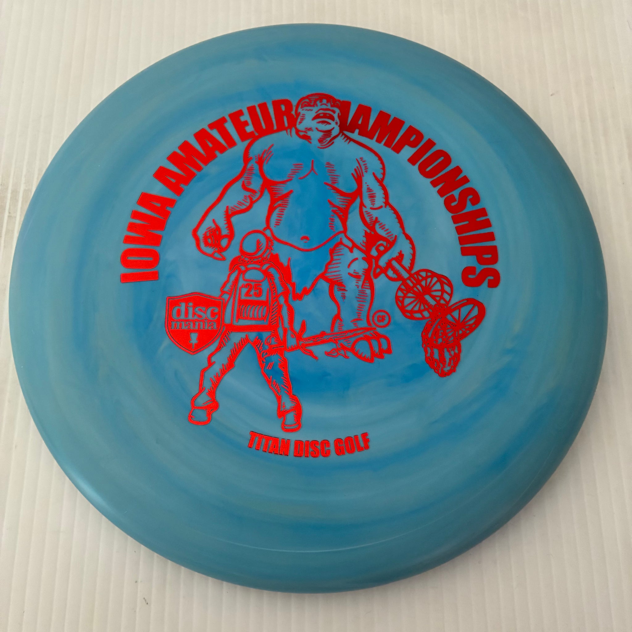 Discmania 2025 Iowa Amateur Championships Flex 2 Swirl D-Line P1x 2/3/0/0