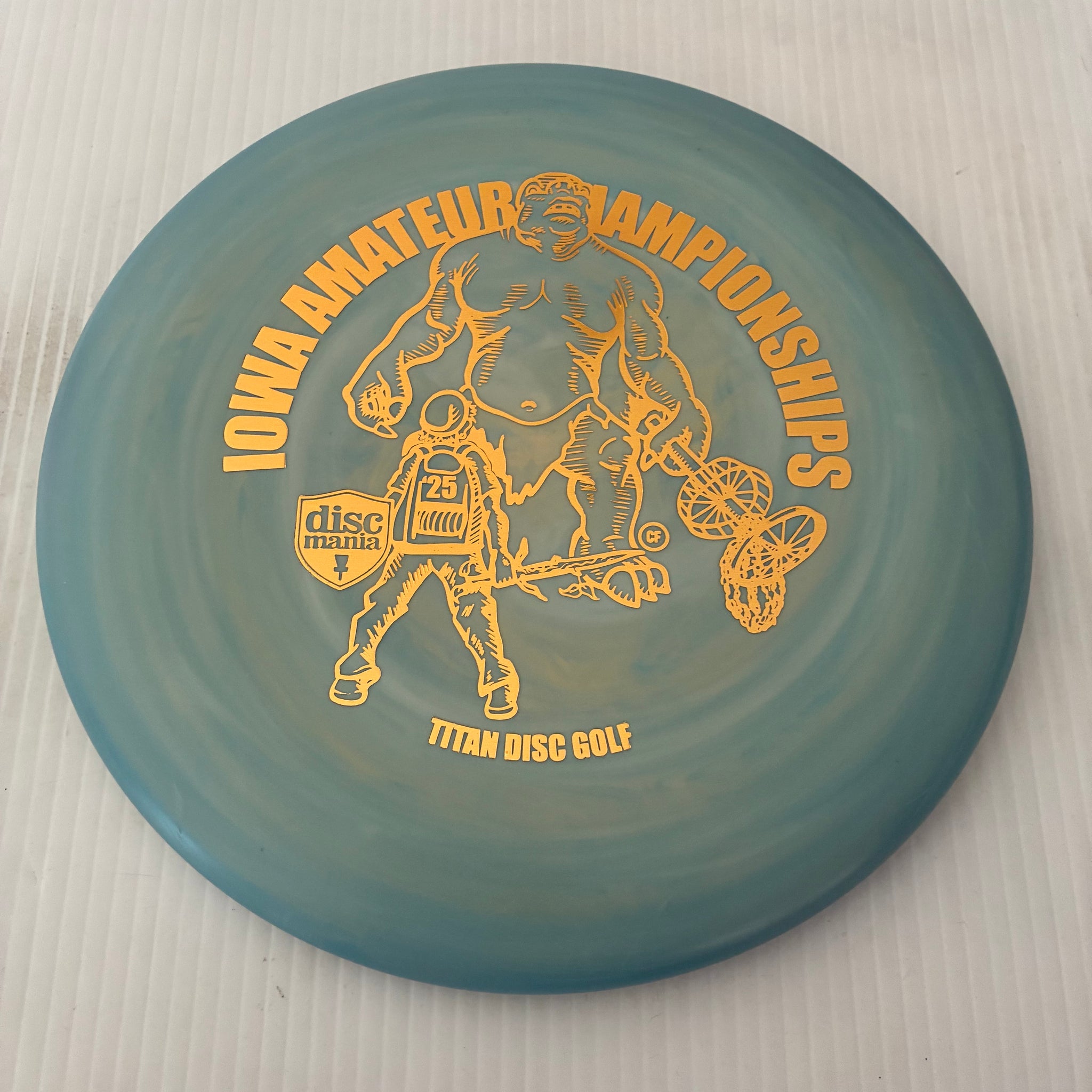 Discmania 2025 Iowa Amateur Championships Flex 2 Swirl D-Line P1x 2/3/0/0