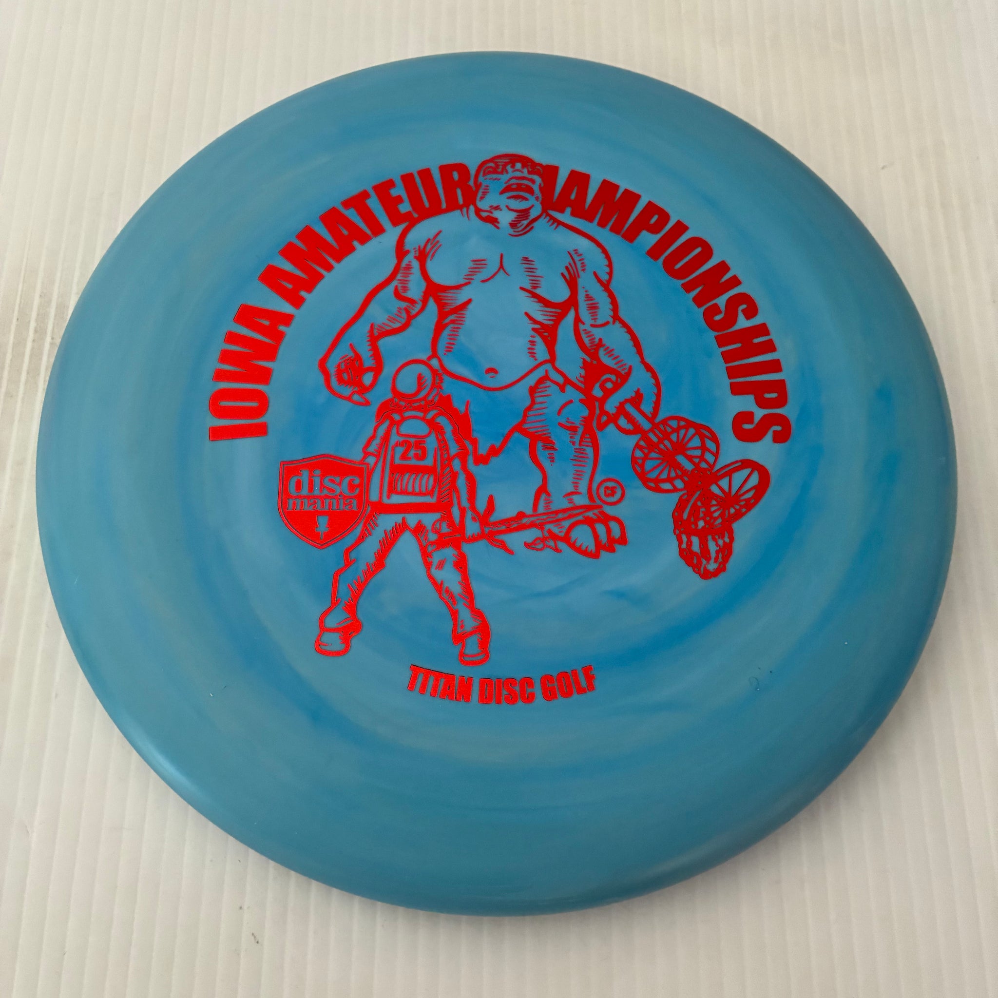 Discmania 2025 Iowa Amateur Championships Flex 2 Swirl D-Line P1x 2/3/0/0