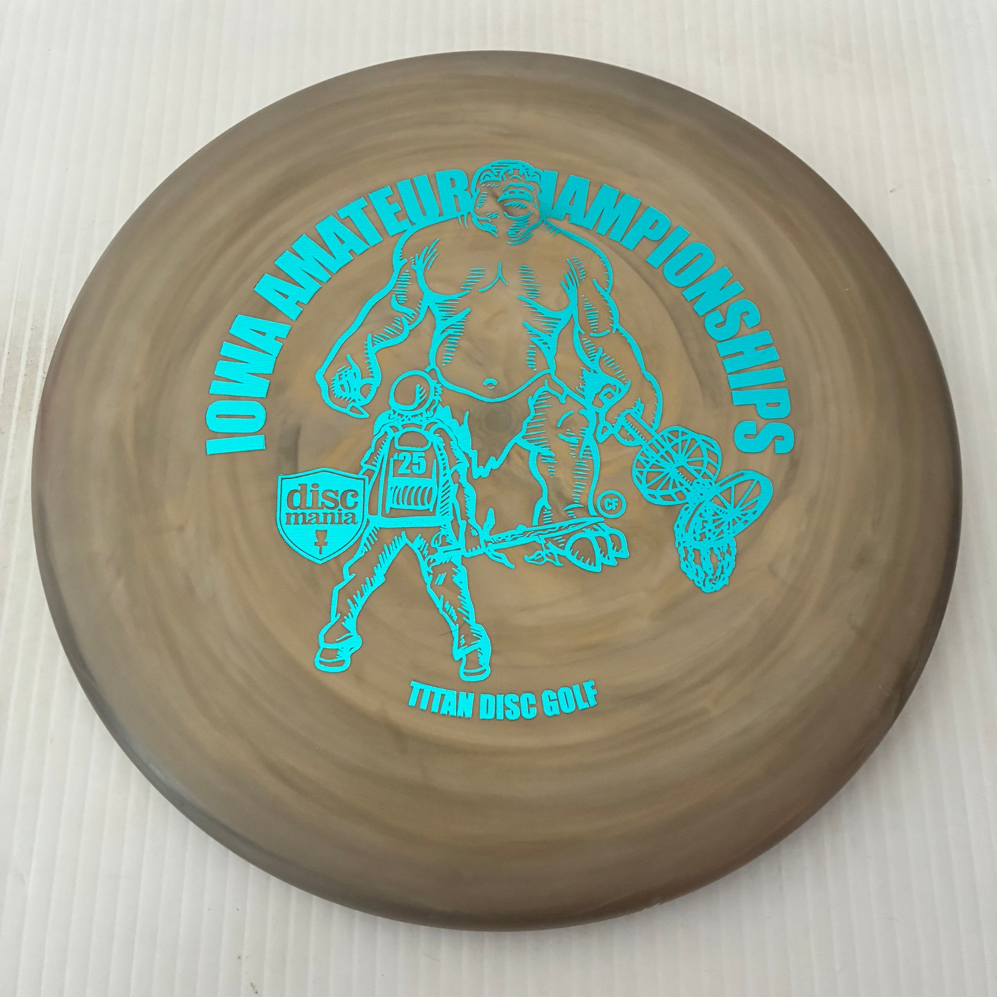 Discmania 2025 Iowa Amateur Championships Flex 2 Swirl D-Line P1x 2/3/0/0