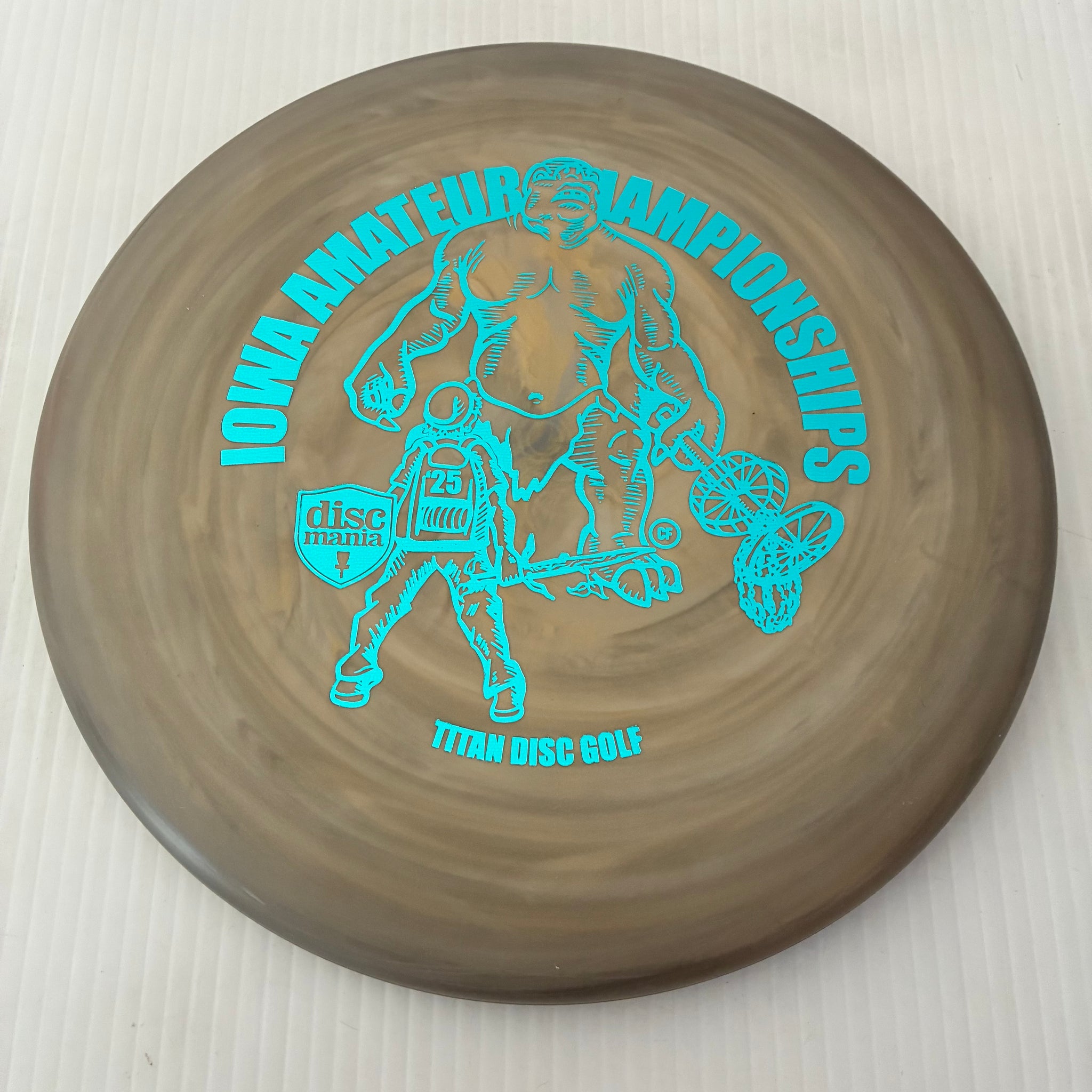 Discmania 2025 Iowa Amateur Championships Flex 2 Swirl D-Line P1x 2/3/0/0