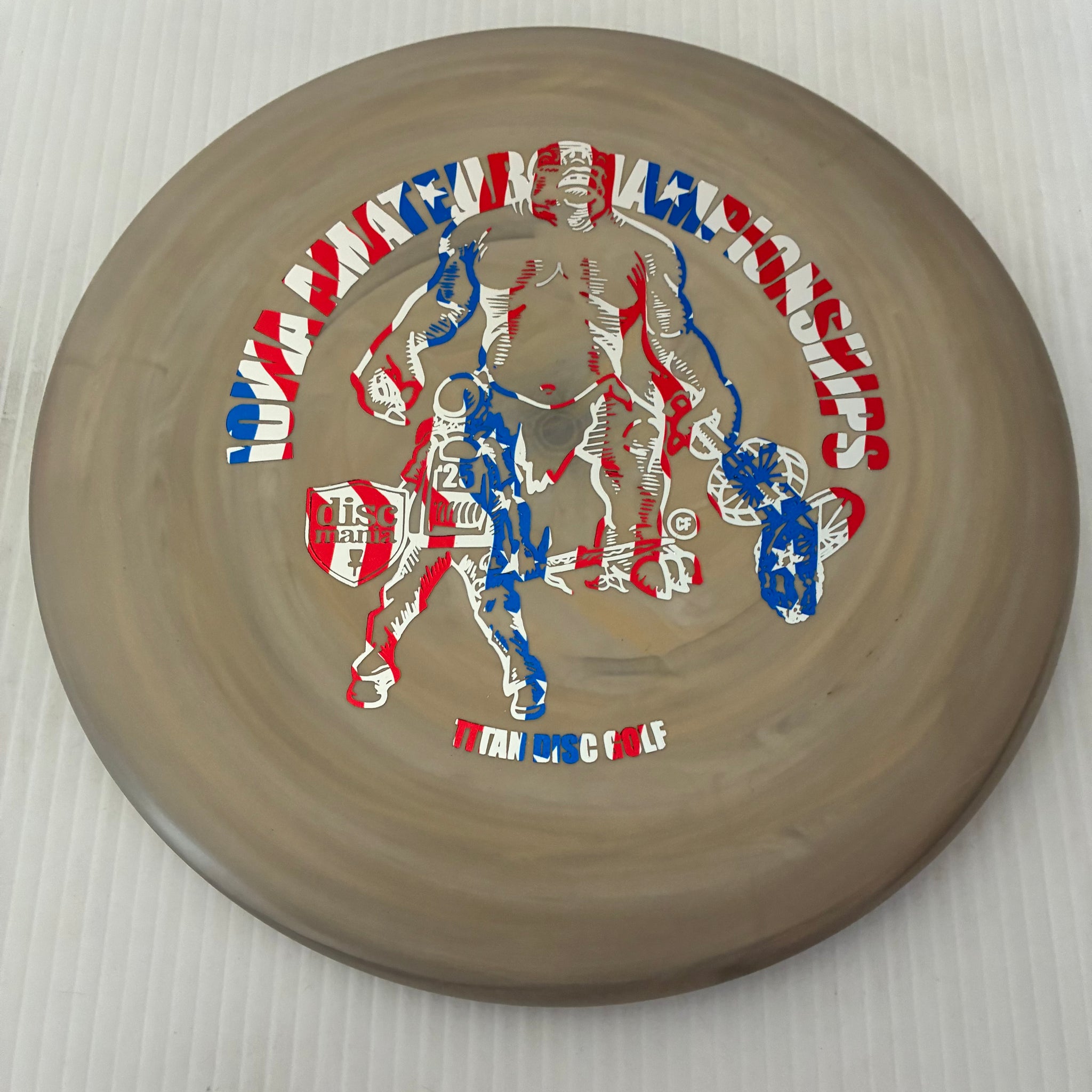Discmania 2025 Iowa Amateur Championships Flex 2 Swirl D-Line P1x 2/3/0/0