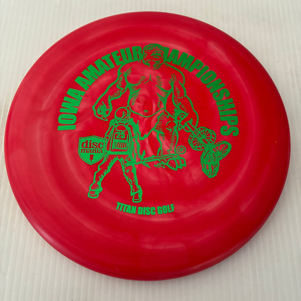 Discmania 2025 Iowa Amateur Championships Flex 2 Swirl D-Line P1x 2/3/0/0