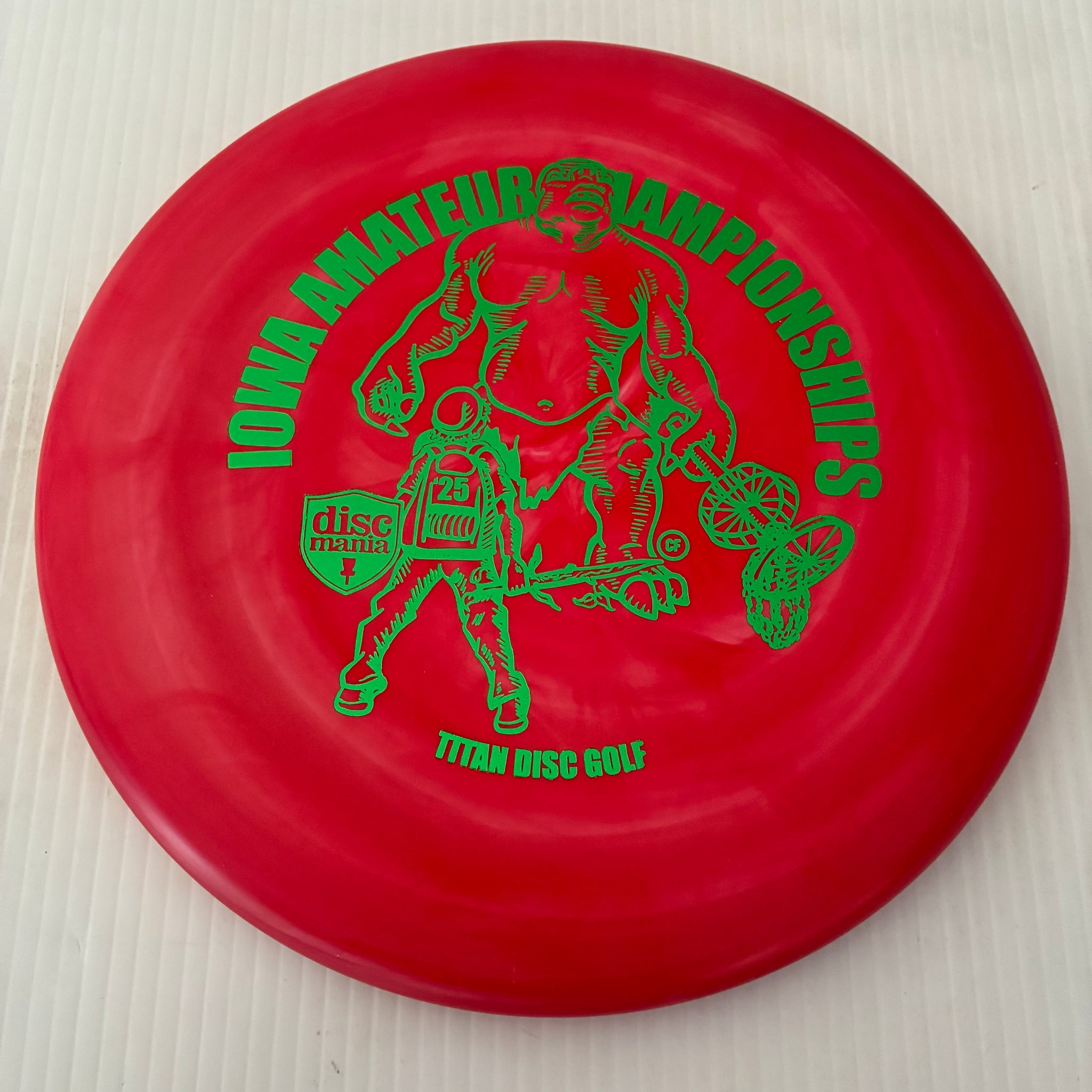 Discmania 2025 Iowa Amateur Championships Flex 2 Swirl D-Line P1x 2/3/0/0