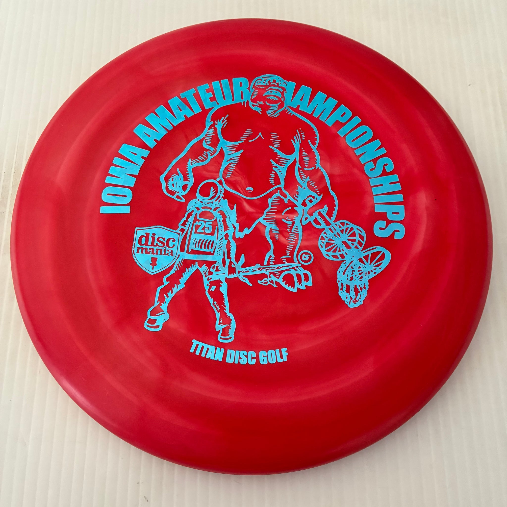 Discmania 2025 Iowa Amateur Championships Flex 2 Swirl D-Line P1x 2/3/0/0