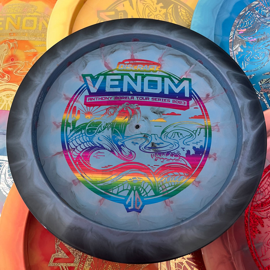 Discraft 2023 Anthony Barela Tour Series Swirly ESP Venom 13/5/0/3