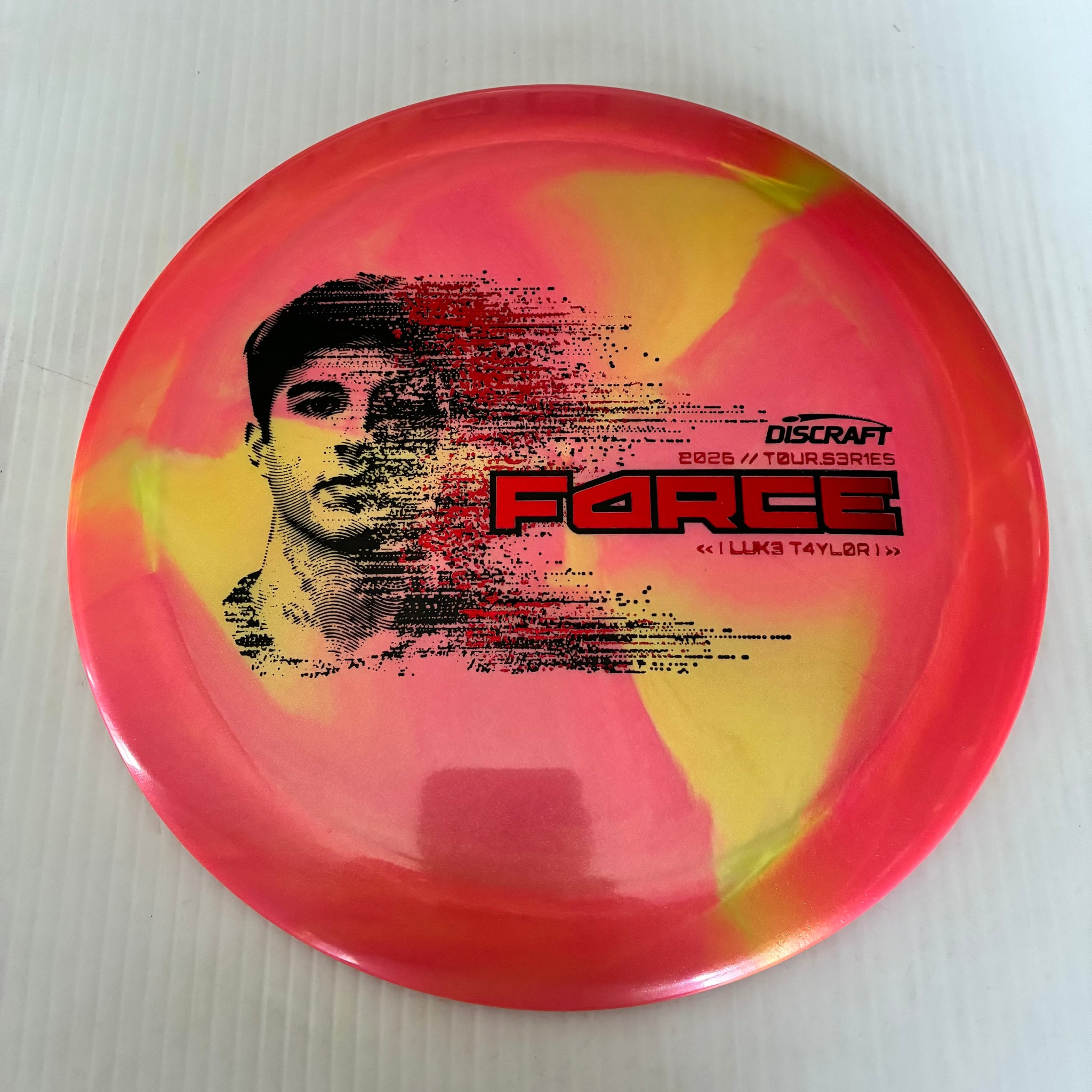 Discraft 2026 Luke Taylor Tour Series Swirl Ti/BigZ Blend Force 12/5/0/3