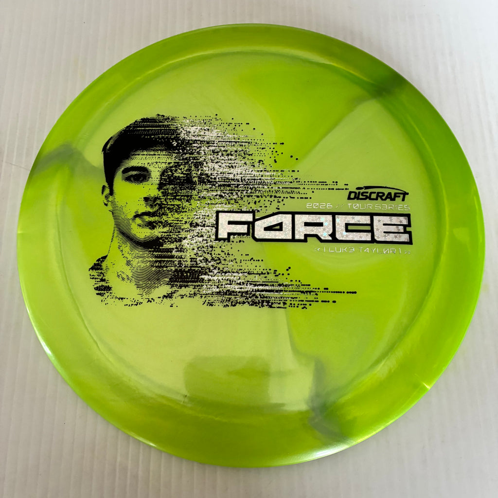 Discraft 2026 Luke Taylor Tour Series Swirl Ti/BigZ Blend Force 12/5/0/3
