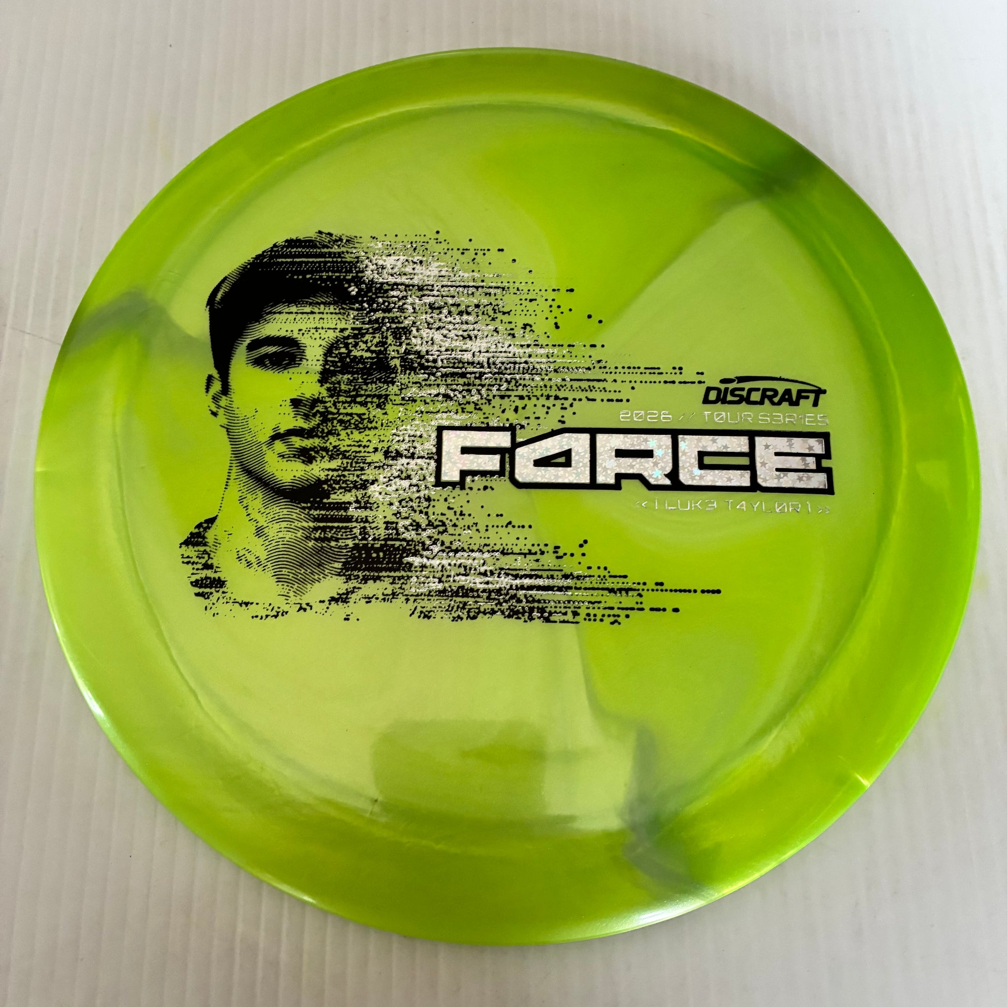 Discraft 2026 Luke Taylor Tour Series Swirl Ti/BigZ Blend Force 12/5/0/3