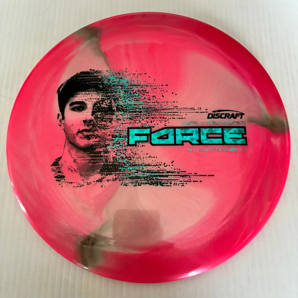 Discraft 2026 Luke Taylor Tour Series Swirl Ti/BigZ Blend Force 12/5/0/3