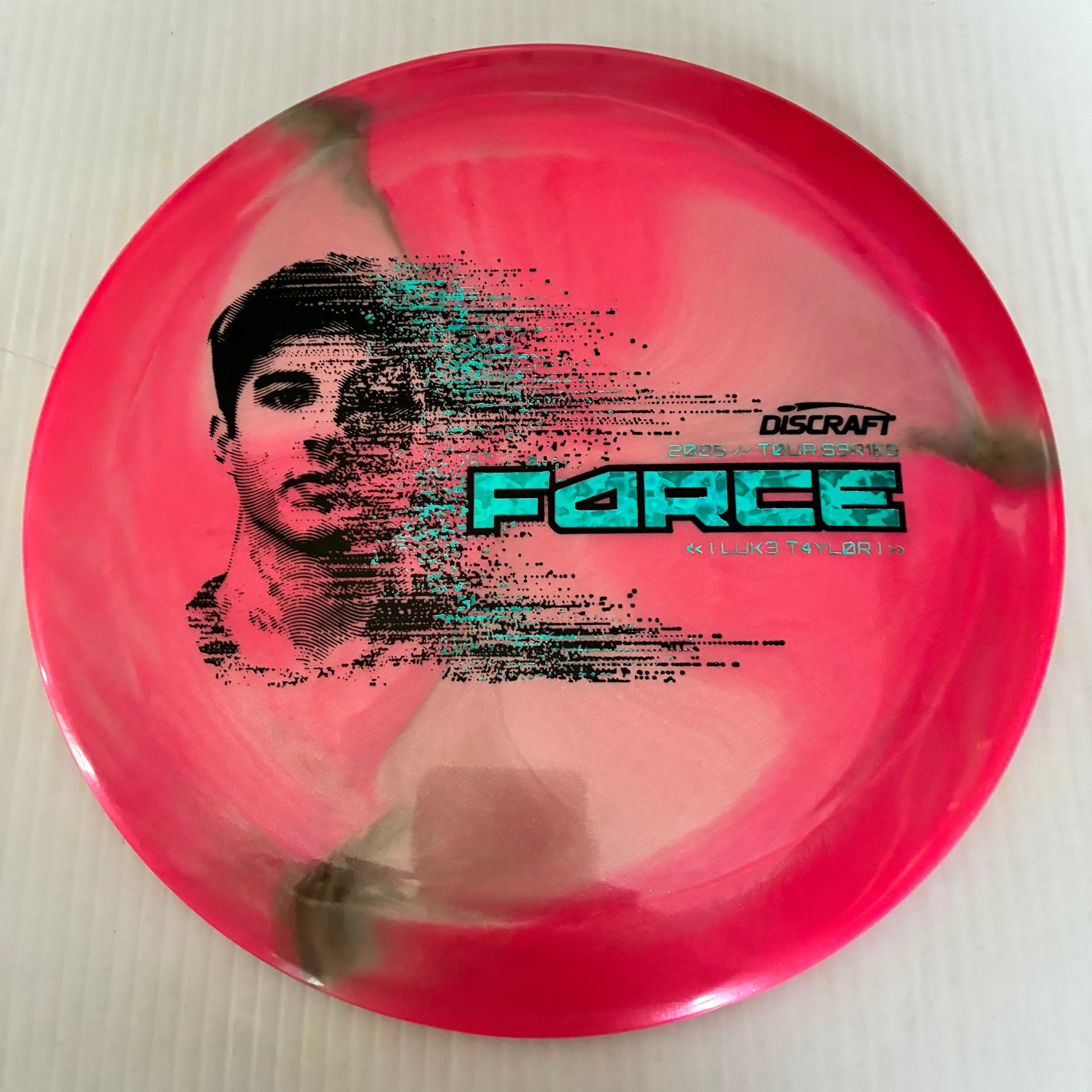 Discraft 2026 Luke Taylor Tour Series Swirl Ti/BigZ Blend Force 12/5/0/3