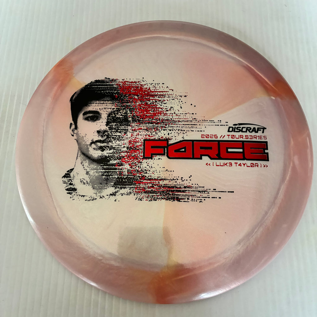 Discraft 2026 Luke Taylor Tour Series Swirl Ti/BigZ Blend Force 12/5/0/3