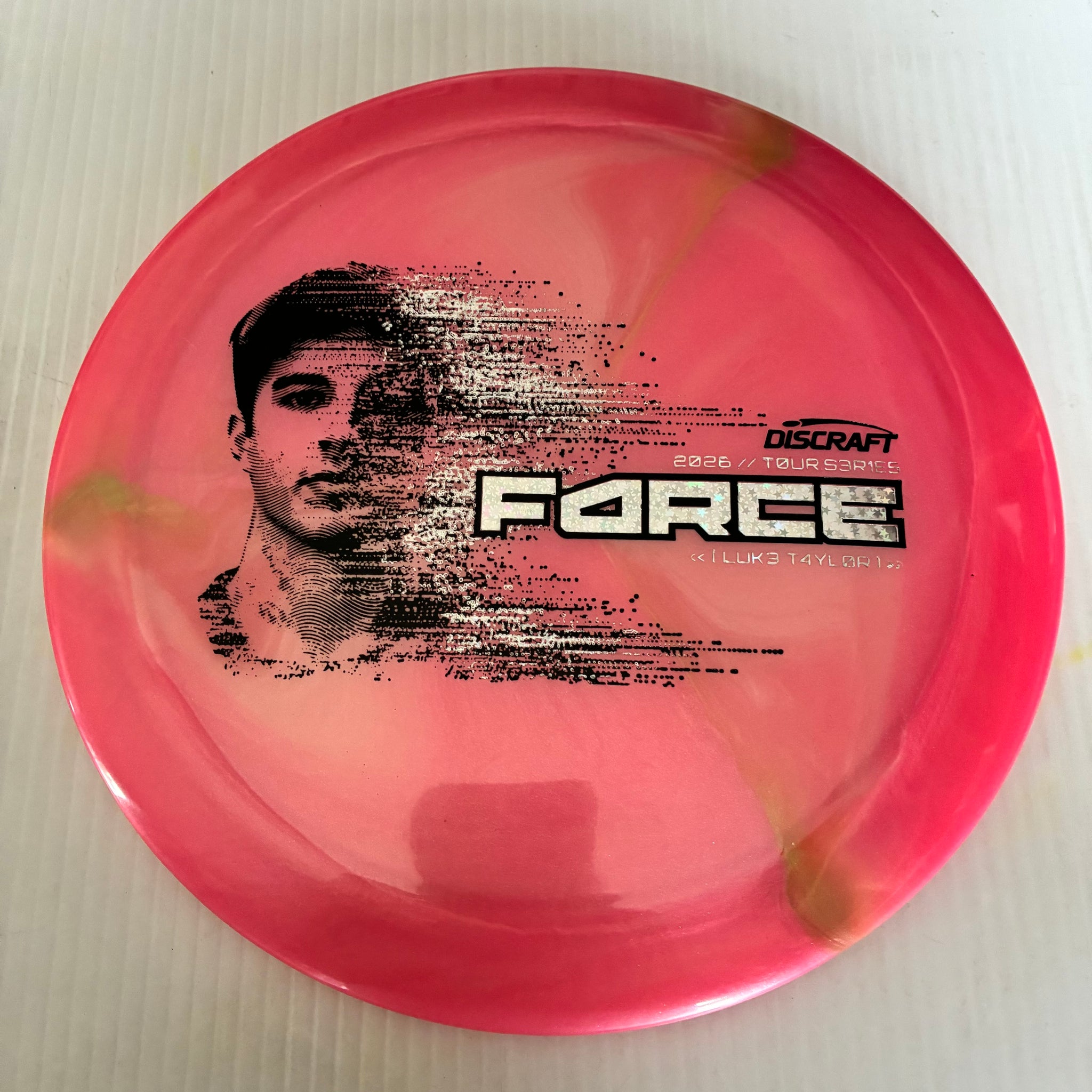 Discraft 2026 Luke Taylor Tour Series Swirl Ti/BigZ Blend Force 12/5/0/3