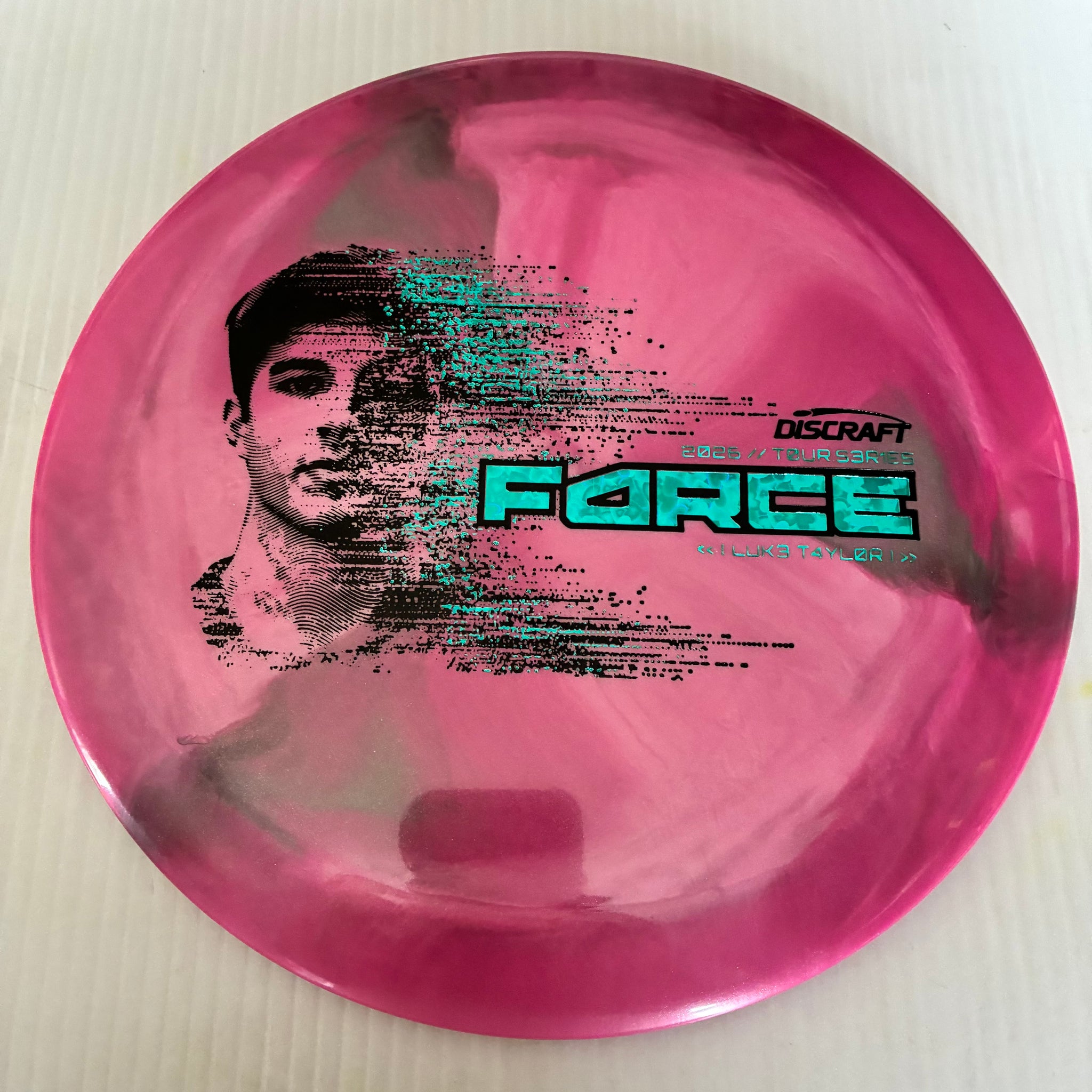 Discraft 2026 Luke Taylor Tour Series Swirl Ti/BigZ Blend Force 12/5/0/3