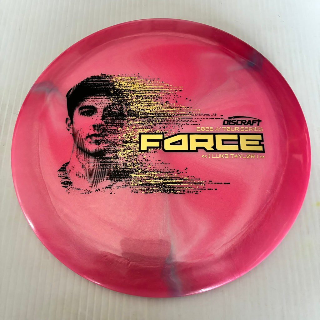 Discraft 2026 Luke Taylor Tour Series Swirl Ti/BigZ Blend Force 12/5/0/3