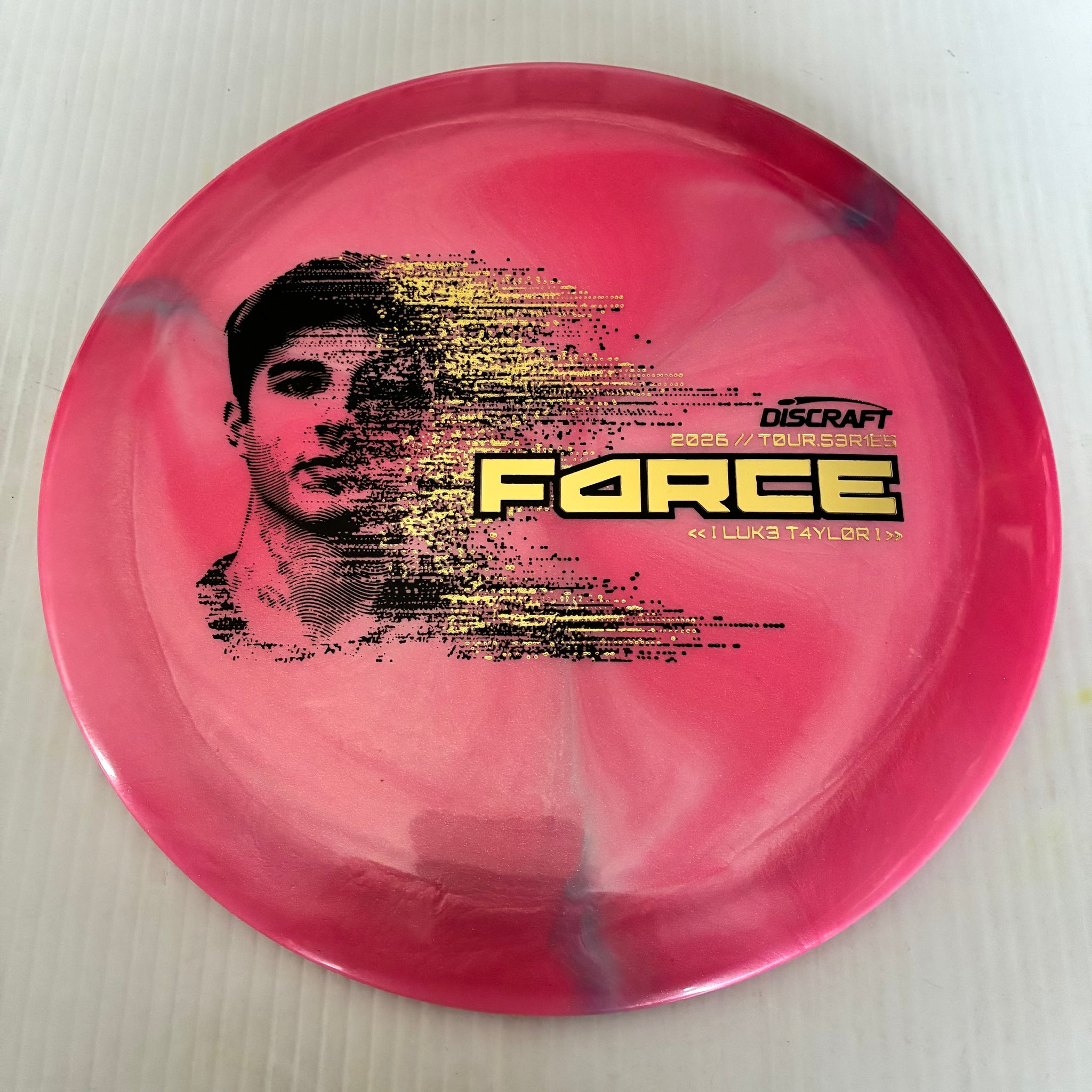 Discraft 2026 Luke Taylor Tour Series Swirl Ti/BigZ Blend Force 12/5/0/3