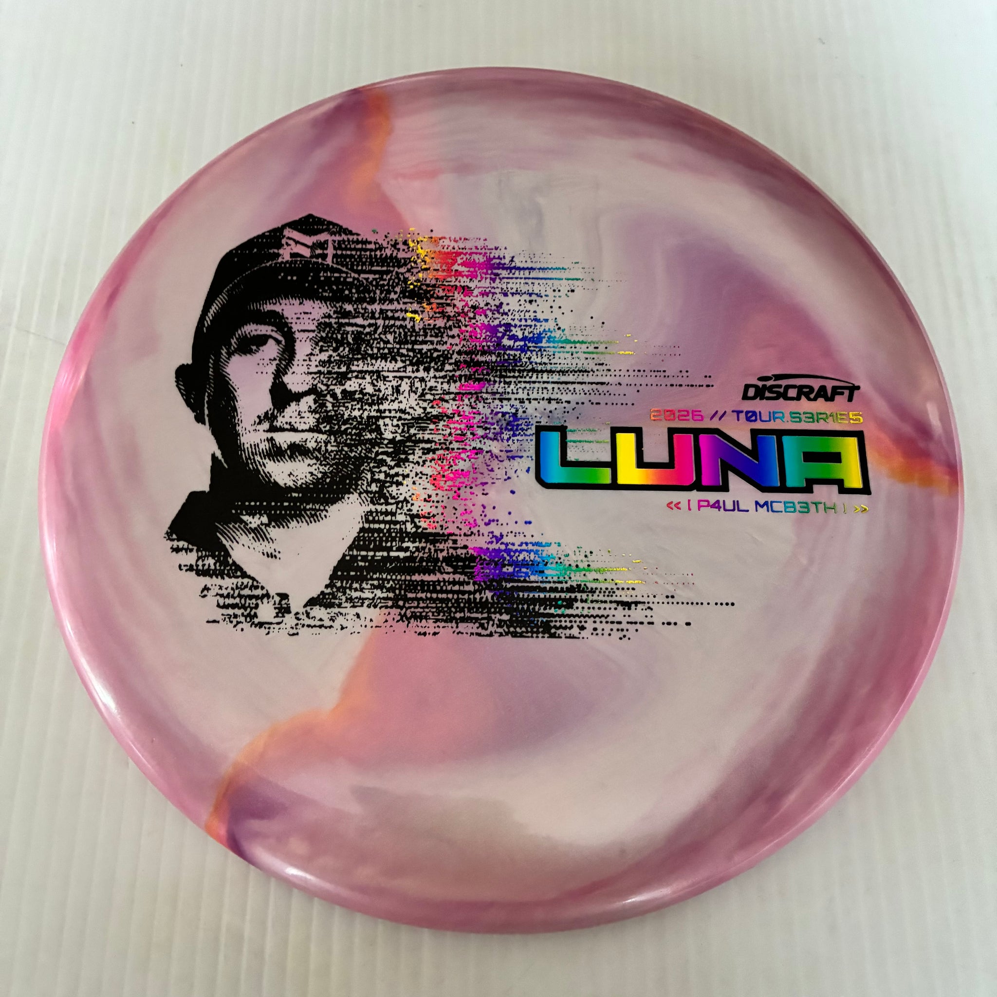 Discraft 2026 Paul McBeth Tour Series Swirl Ti/BigZ Blend Luna 3/4/0/2