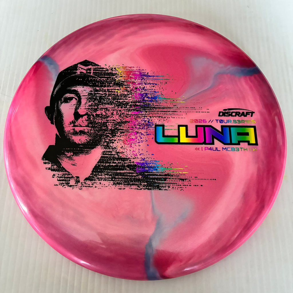 Discraft 2026 Paul McBeth Tour Series Swirl Ti/BigZ Blend Luna 3/4/0/2