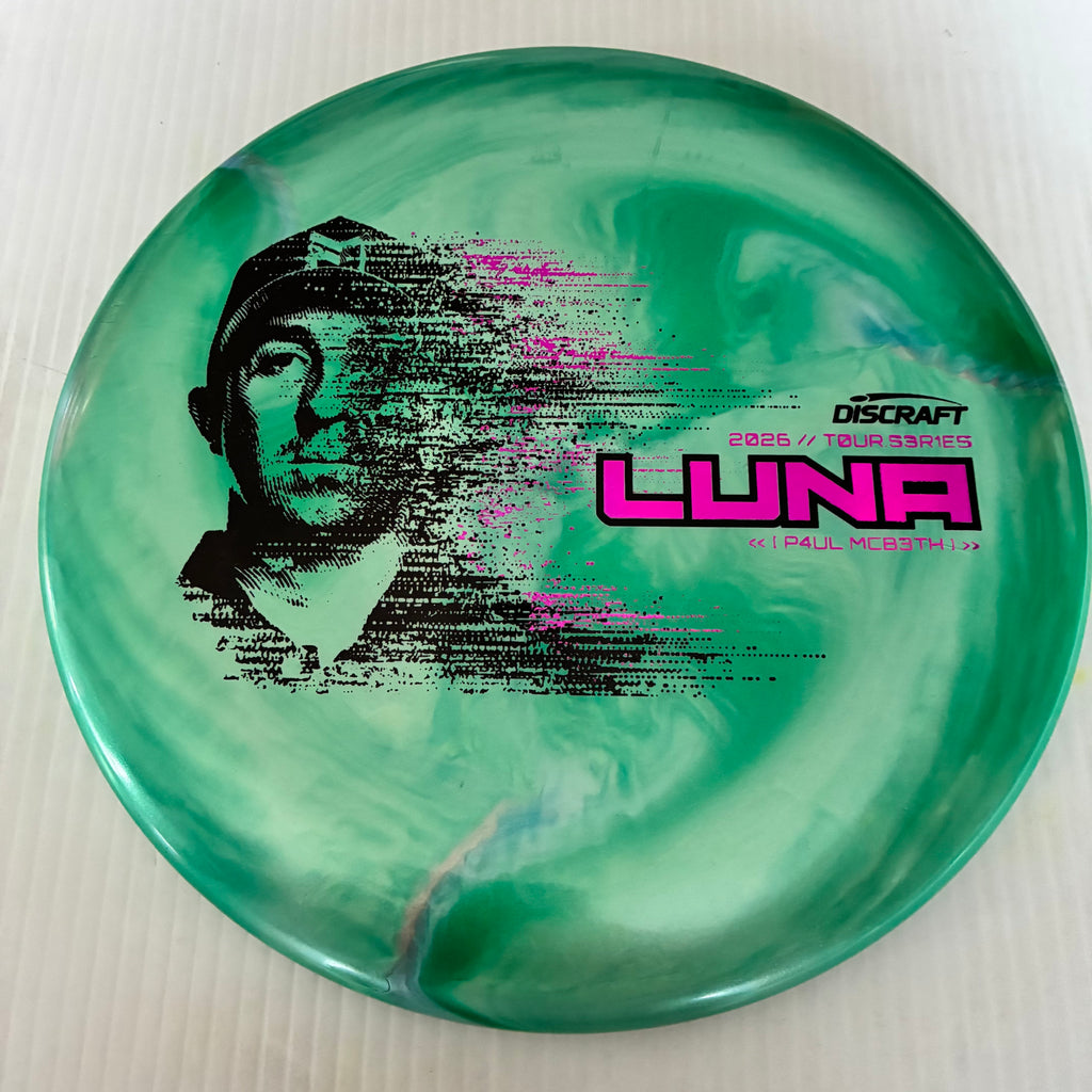 Discraft 2026 Paul McBeth Tour Series Swirl Ti/BigZ Blend Luna 3/4/0/2