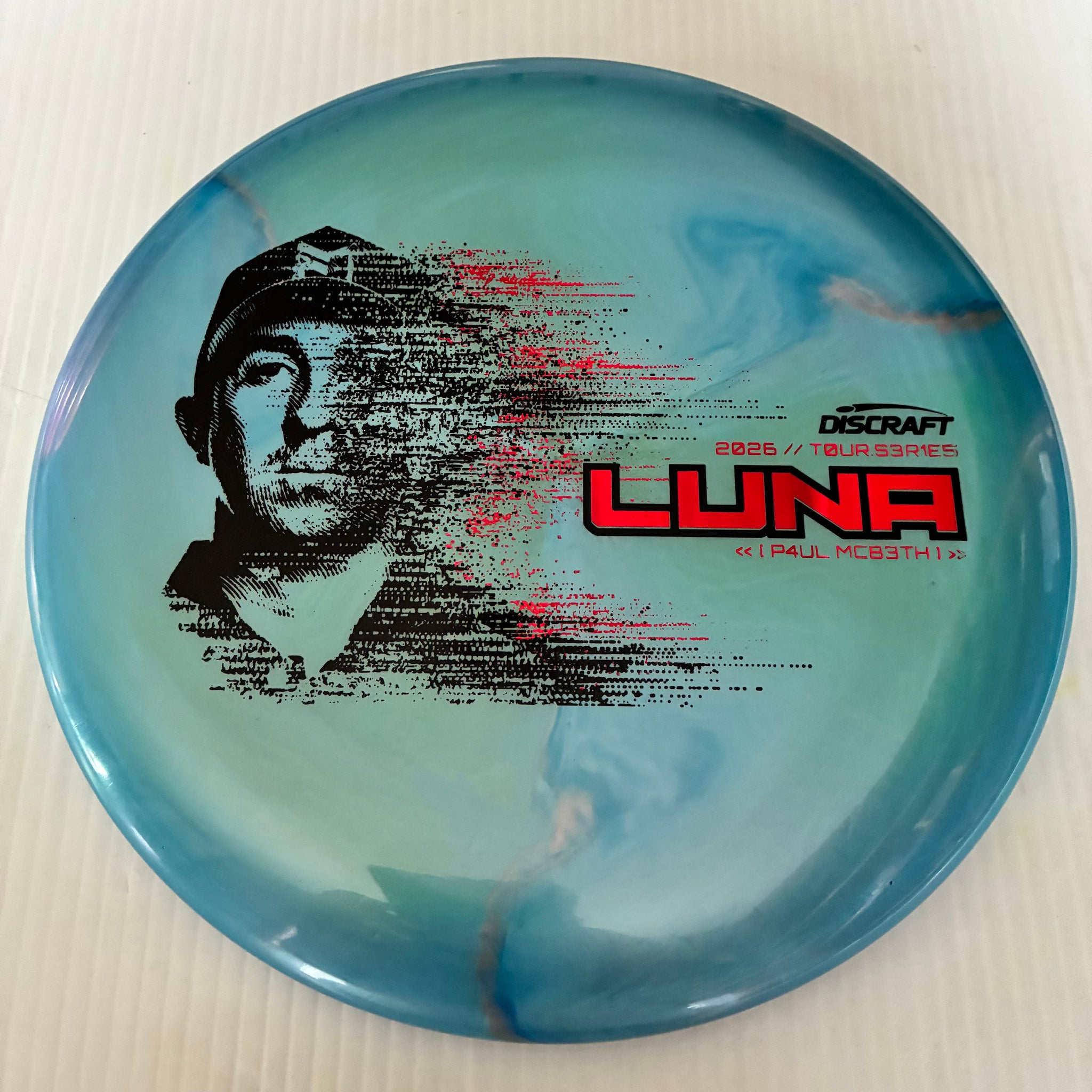 Discraft 2026 Paul McBeth Tour Series Swirl Ti/BigZ Blend Luna 3/4/0/2