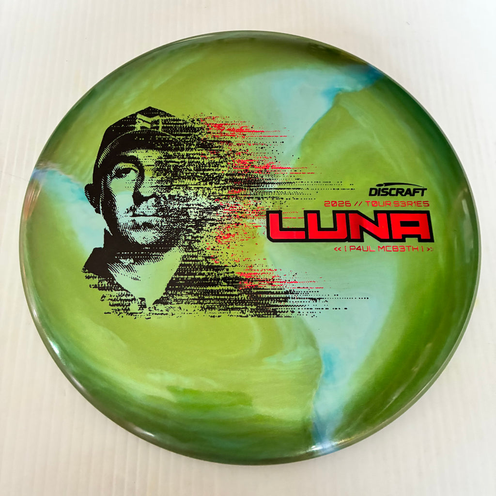 Discraft 2026 Paul McBeth Tour Series Swirl Ti/BigZ Blend Luna 3/4/0/2