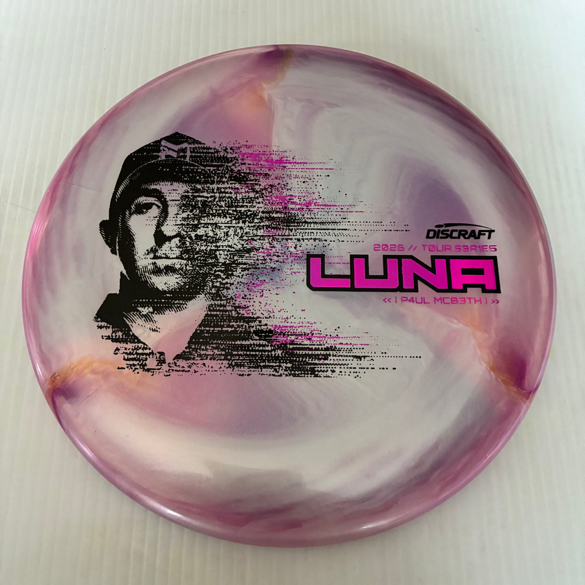 Discraft 2026 Paul McBeth Tour Series Swirl Ti/BigZ Blend Luna 3/4/0/2