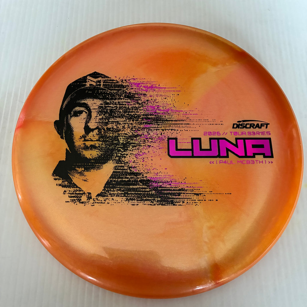 Discraft 2026 Paul McBeth Tour Series Swirl Ti/BigZ Blend Luna 3/4/0/2