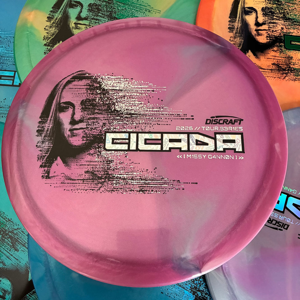 Discraft 2026 Missy Gannon Tour Series Swirl Ti/BigZ Blend Cicada 7/6/-1/1