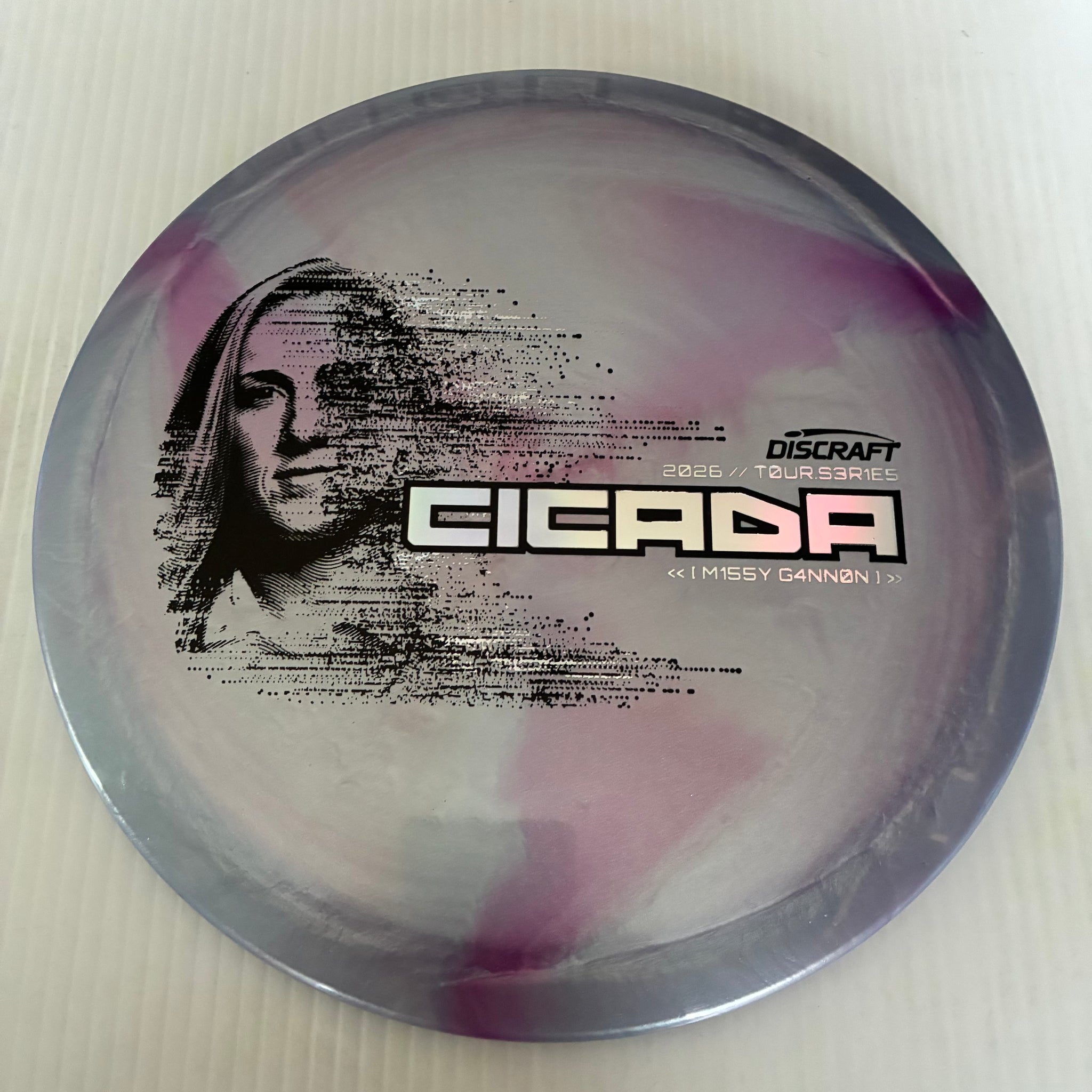 Discraft 2026 Missy Gannon Tour Series Swirl Ti/BigZ Blend Cicada 7/6/-1/1