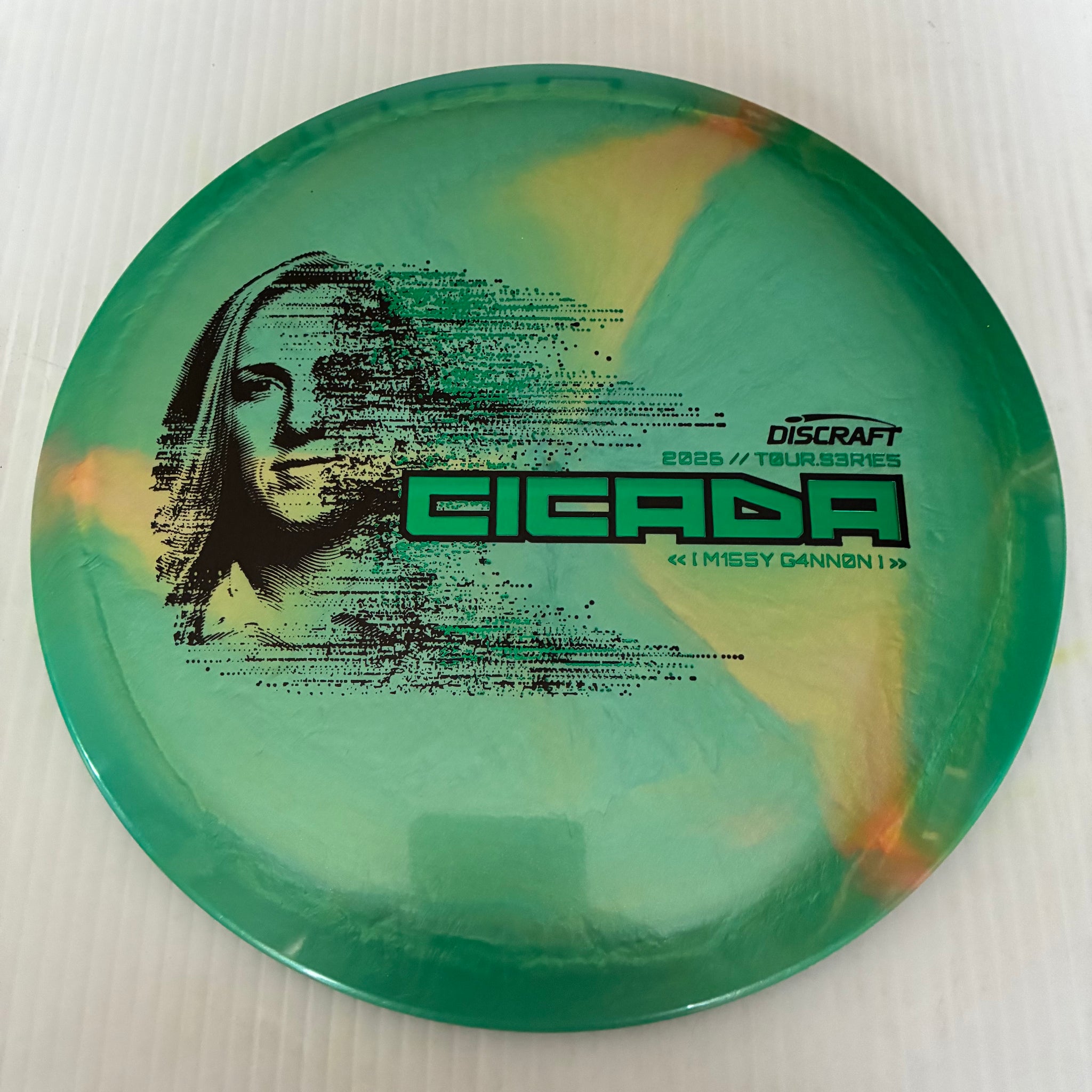 Discraft 2026 Missy Gannon Tour Series Swirl Ti/BigZ Blend Cicada 7/6/-1/1
