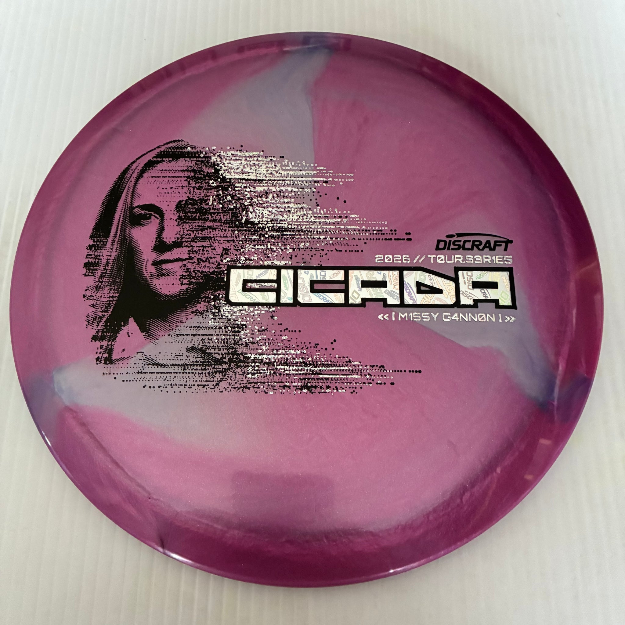Discraft 2026 Missy Gannon Tour Series Swirl Ti/BigZ Blend Cicada 7/6/-1/1