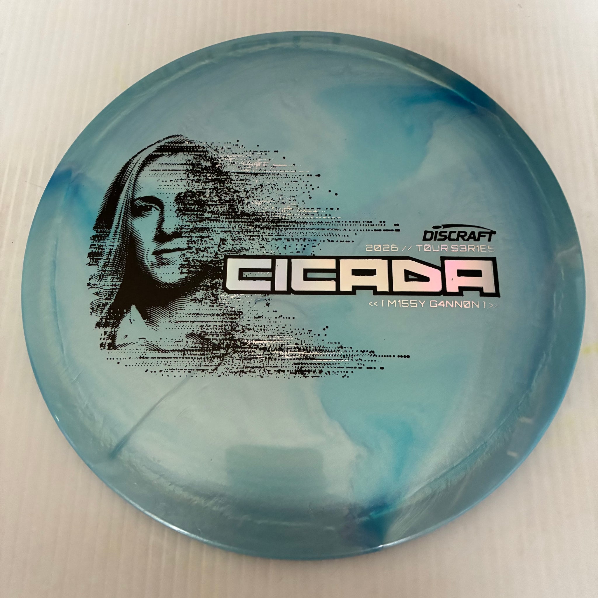 Discraft 2026 Missy Gannon Tour Series Swirl Ti/BigZ Blend Cicada 7/6/-1/1