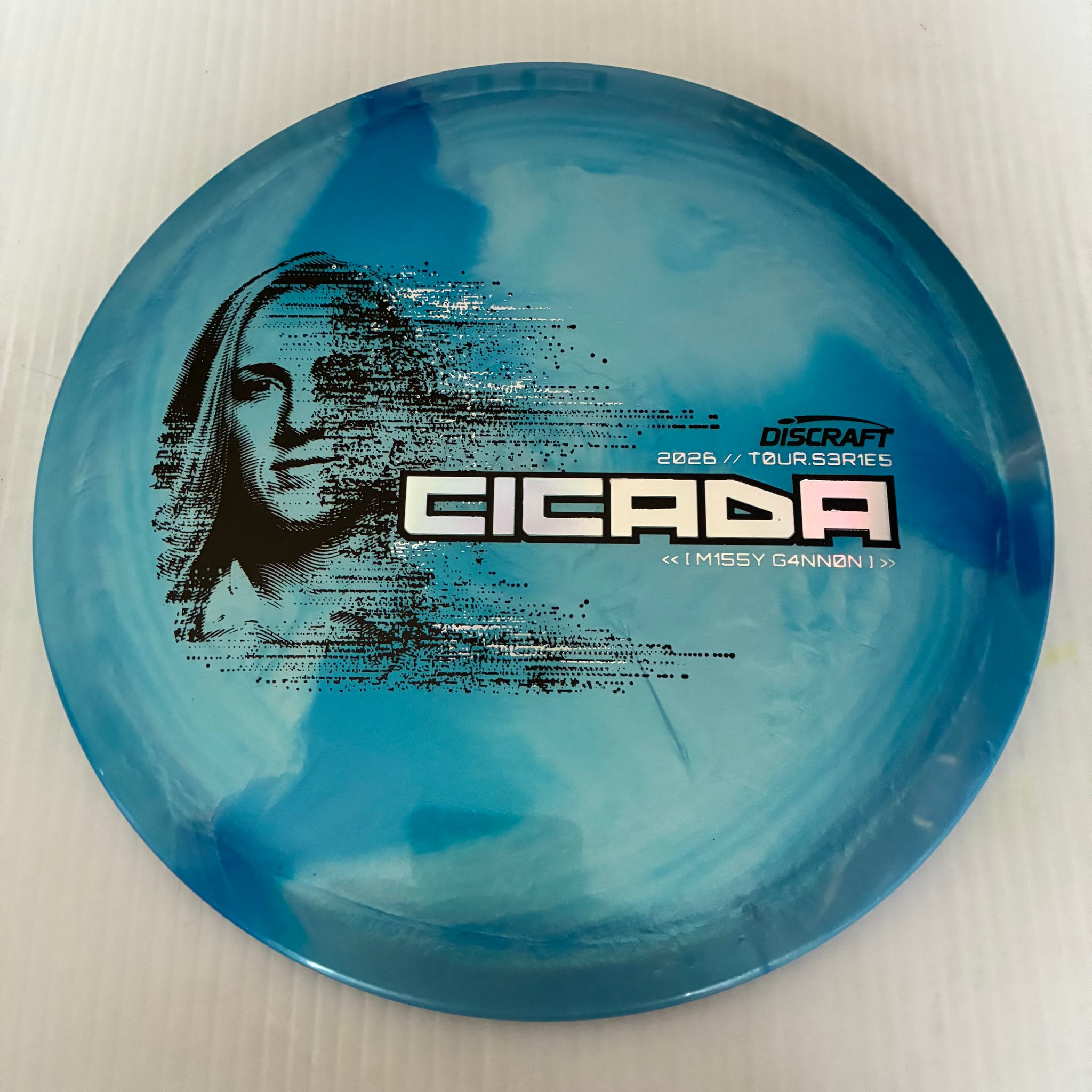 Discraft 2026 Missy Gannon Tour Series Swirl Ti/BigZ Blend Cicada 7/6/-1/1