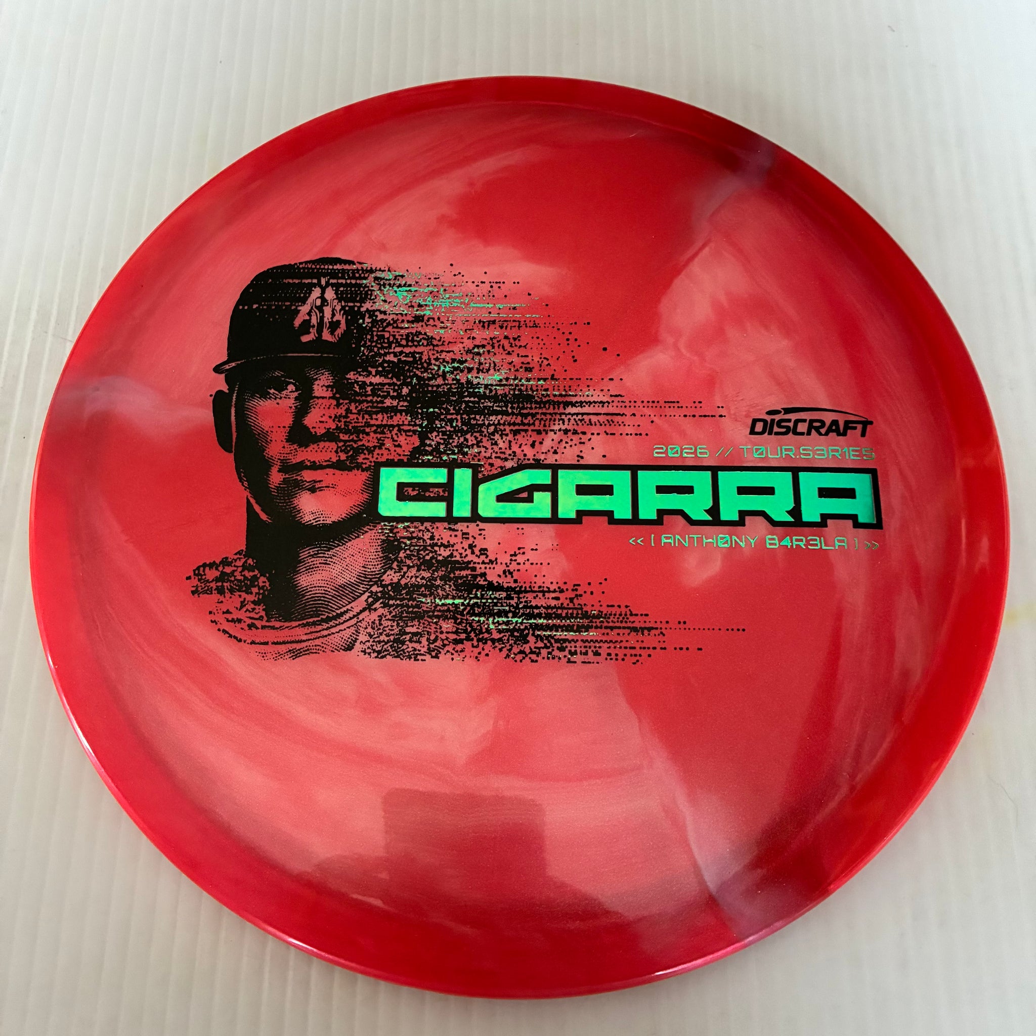 Discraft 2026 Anthony Barela Tour Series Swirl Ti/BigZ Blend Cigarra 7/6/-1/2