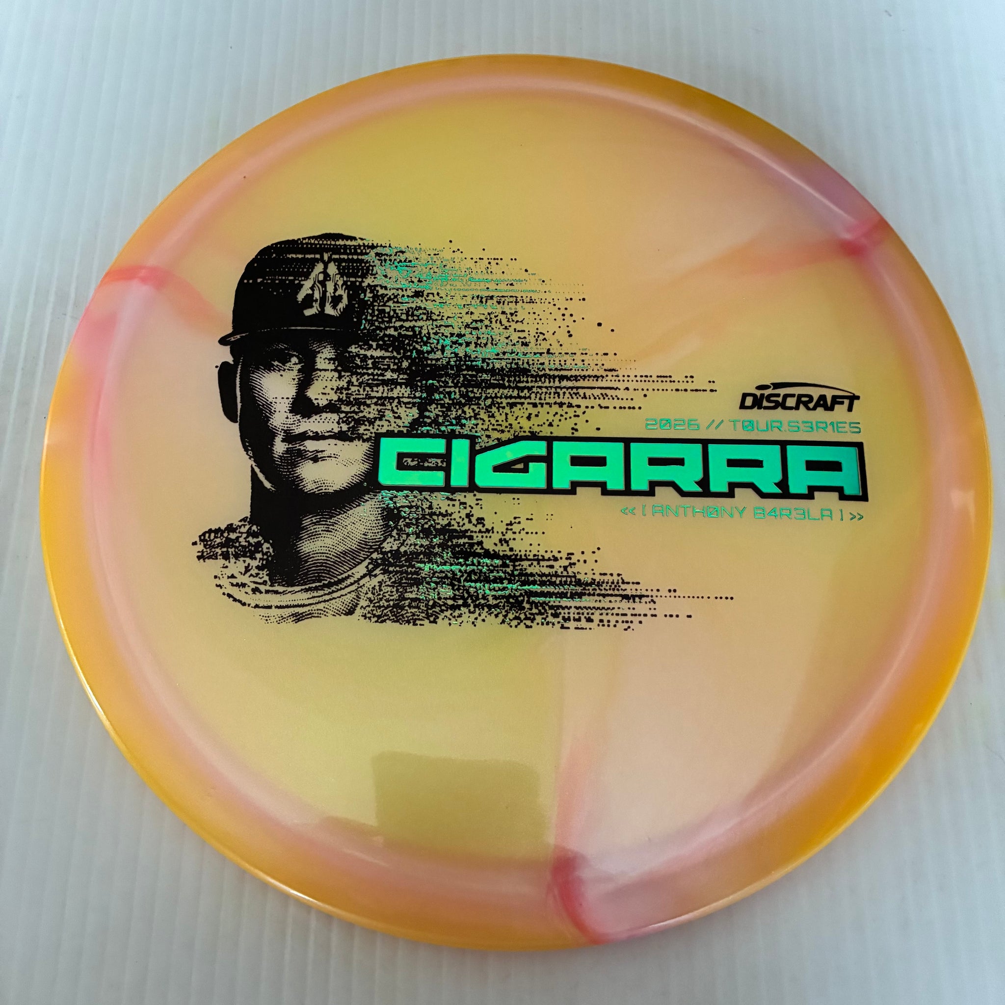 Discraft 2026 Anthony Barela Tour Series Swirl Ti/BigZ Blend Cigarra 7/6/-1/2