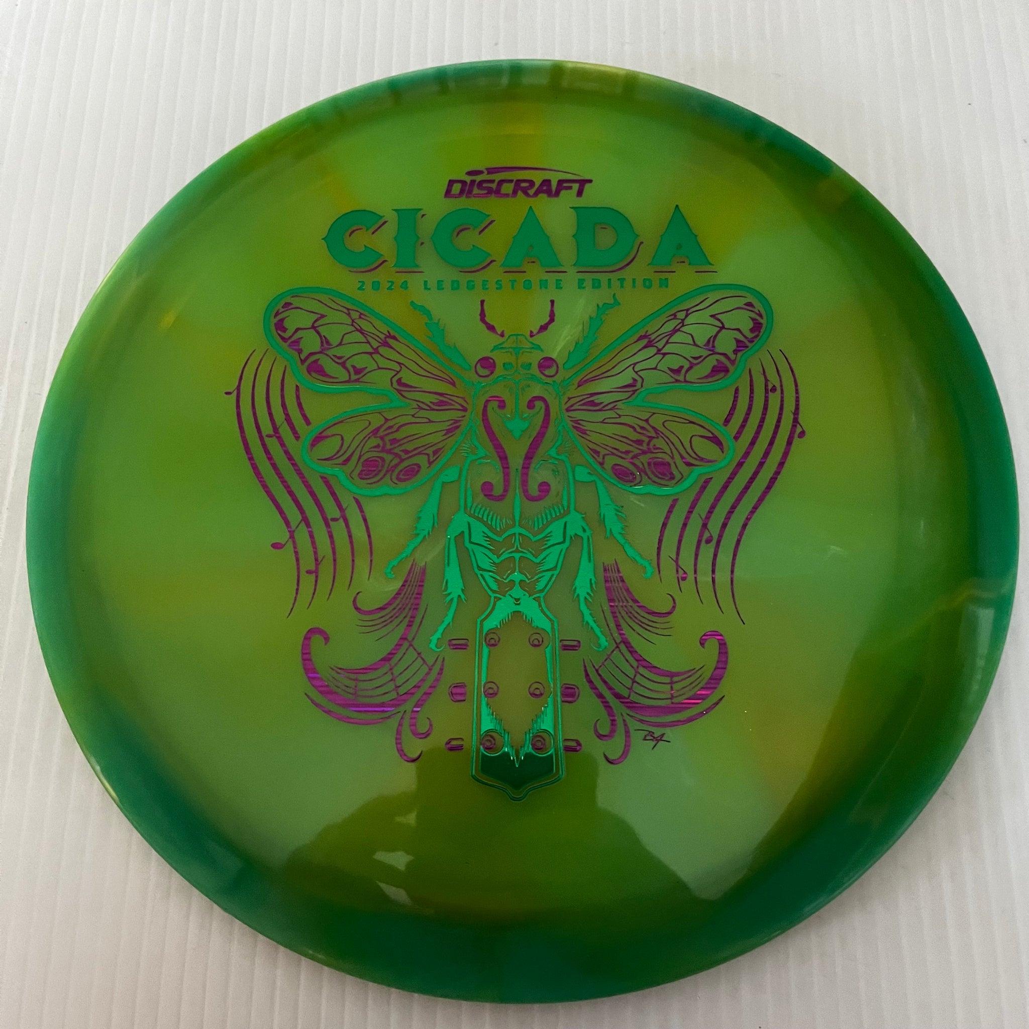 Discraft 2024 Ledgestone Season 2 Swirly Z Cicada 7/6/-1/1