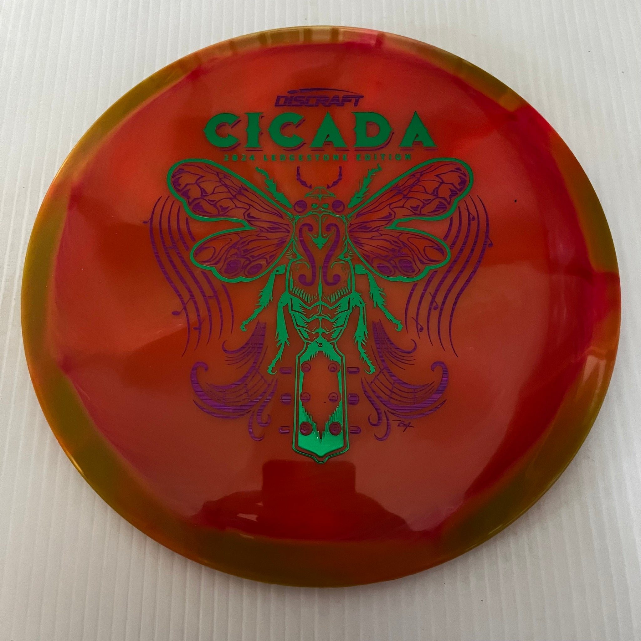 Discraft 2024 Ledgestone Season 2 Swirly Z Cicada 7/6/-1/1