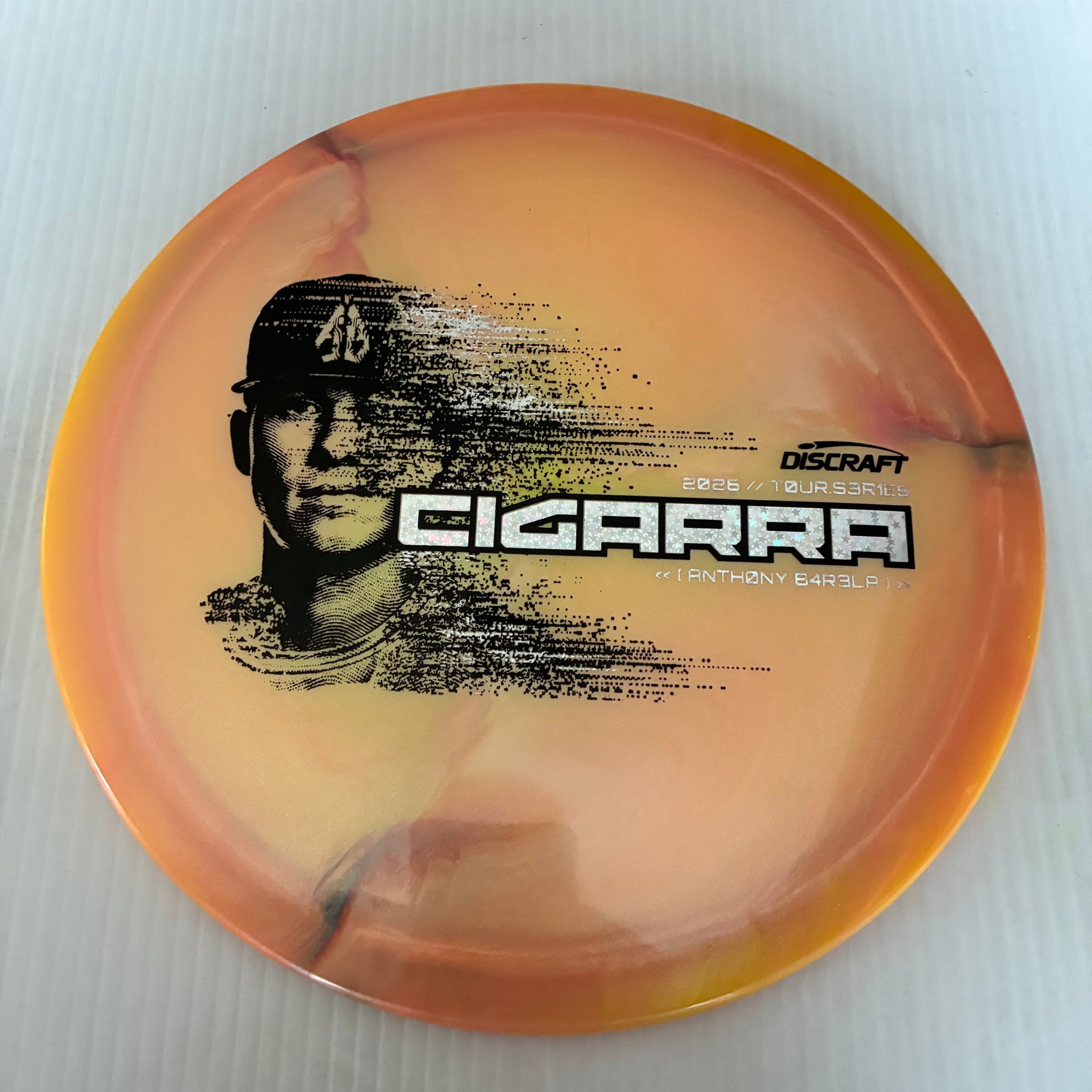 Discraft 2026 Anthony Barela Tour Series Swirl Ti/BigZ Blend Cigarra 7/6/-1/2