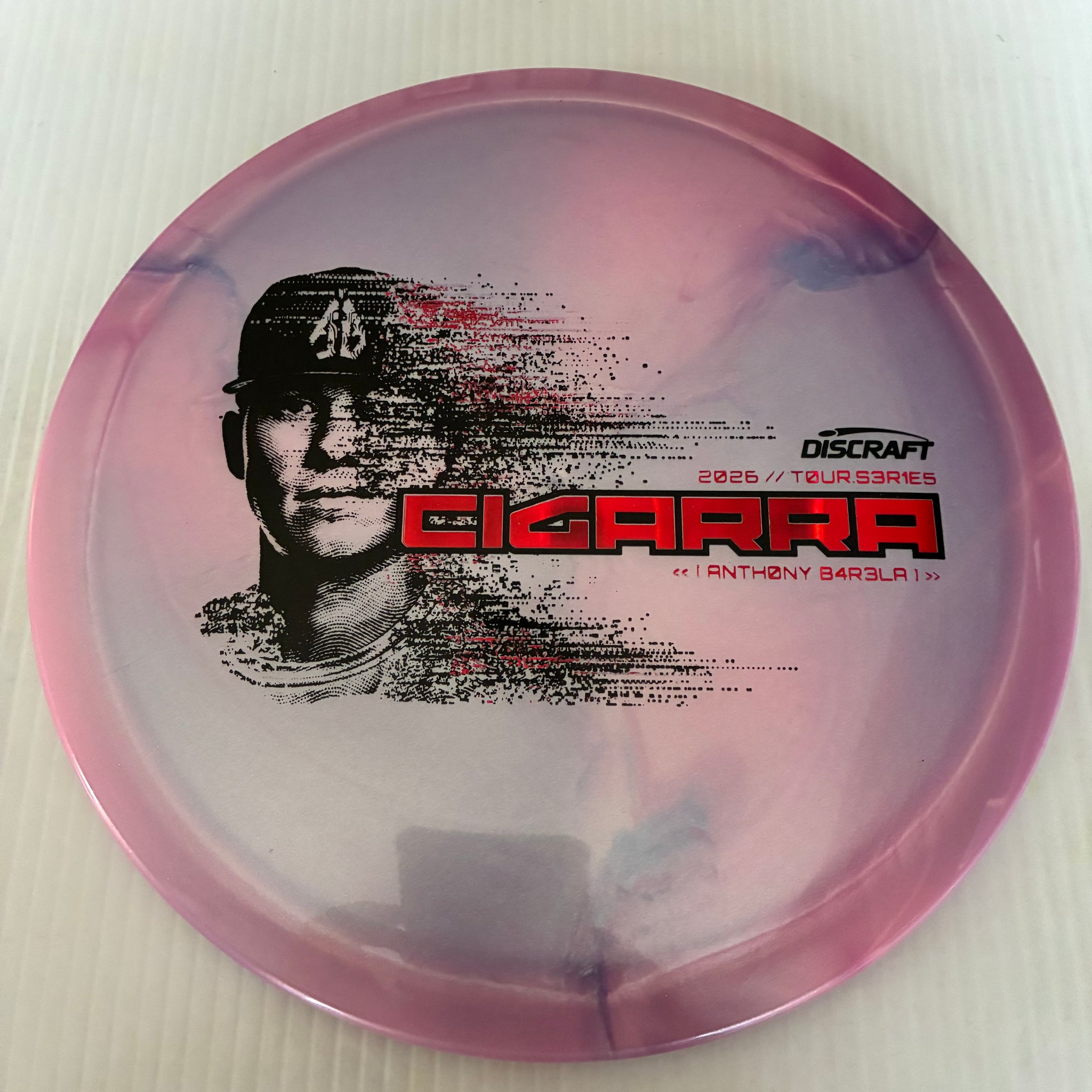 Discraft 2026 Anthony Barela Tour Series Swirl Ti/BigZ Blend Cigarra 7/6/-1/2