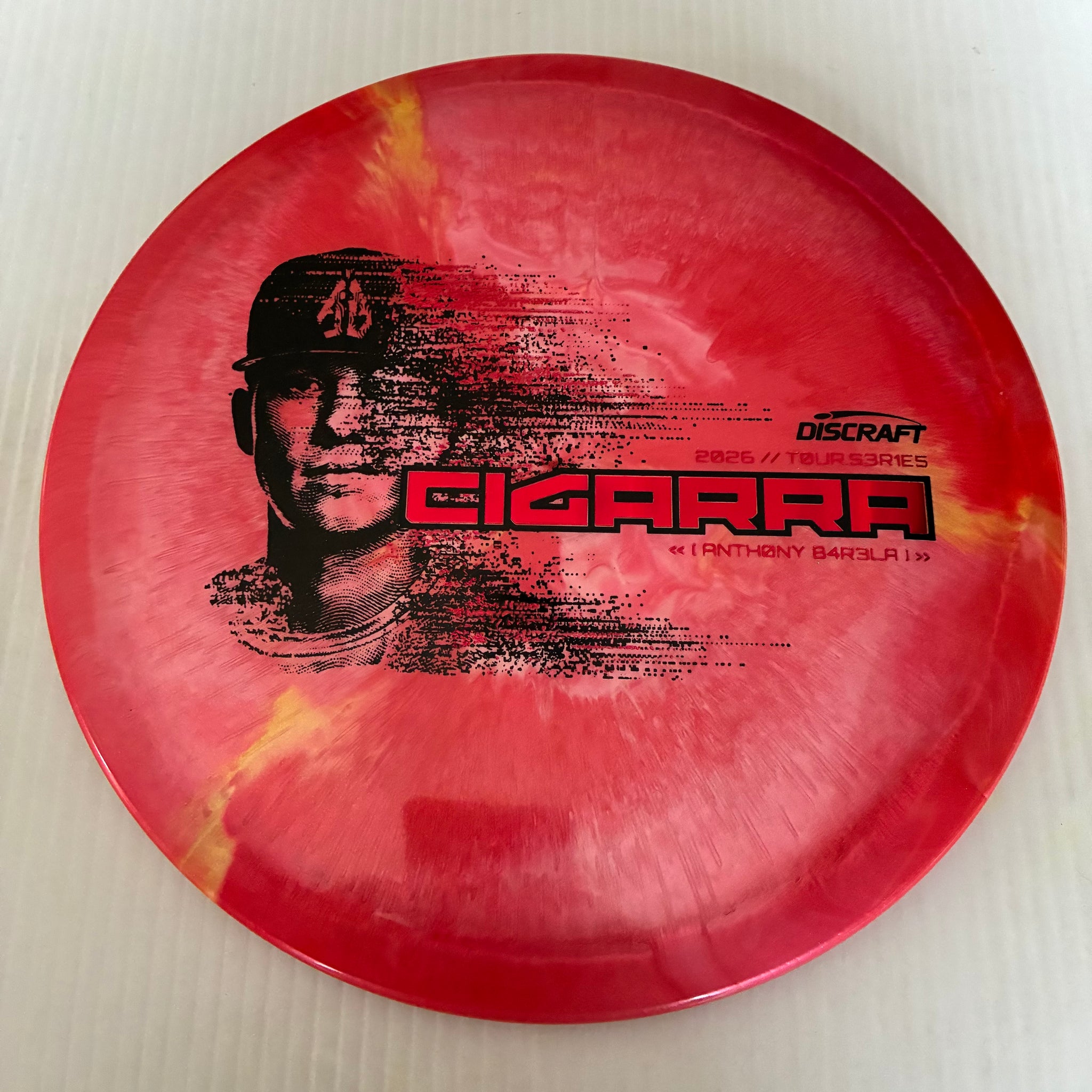 Discraft 2026 Anthony Barela Tour Series Swirl Ti/BigZ Blend Cigarra 7/6/-1/2