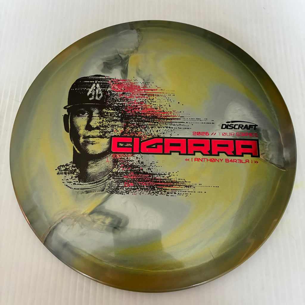 Discraft 2026 Anthony Barela Tour Series Swirl Ti/BigZ Blend Cigarra 7/6/-1/2
