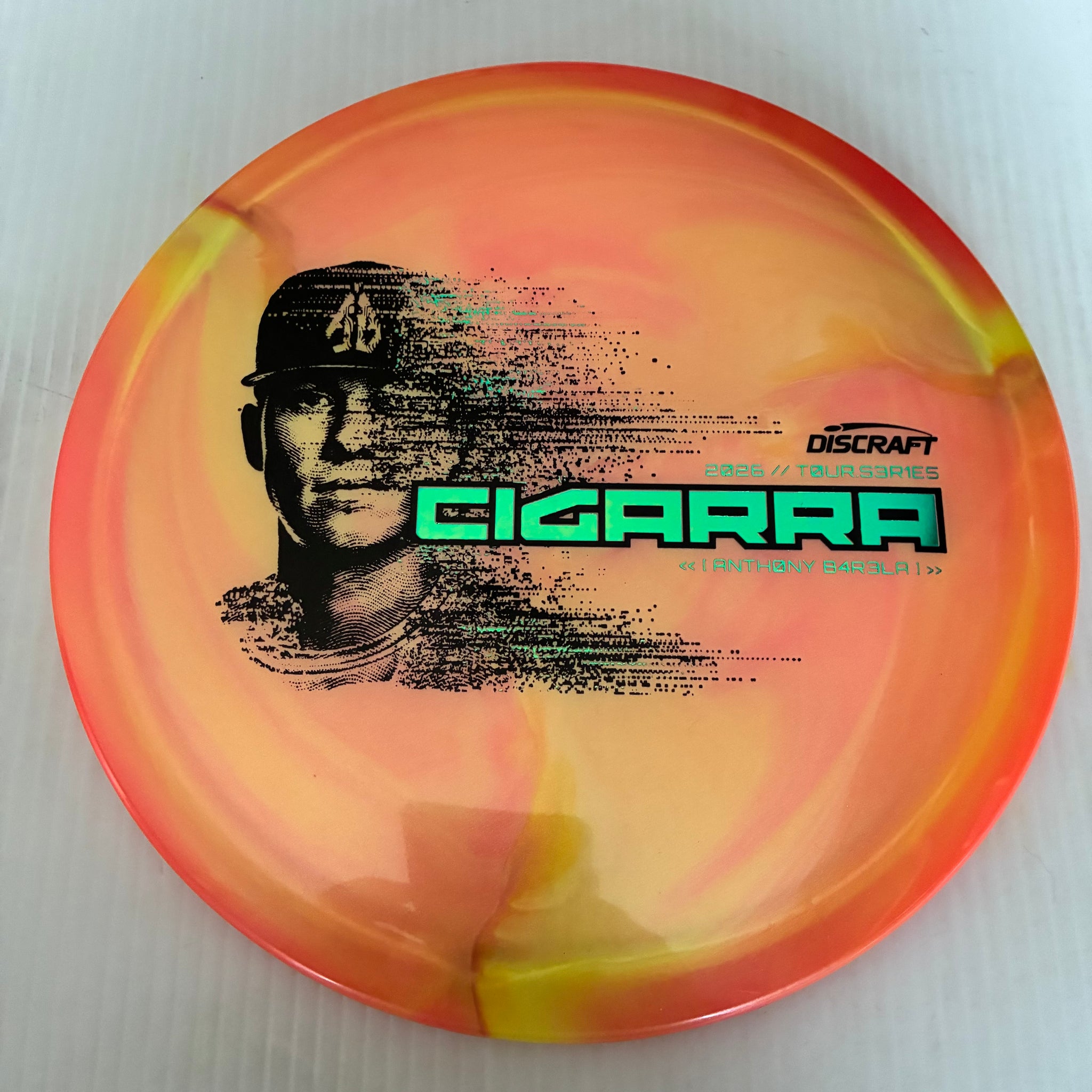 Discraft 2026 Anthony Barela Tour Series Swirl Ti/BigZ Blend Cigarra 7/6/-1/2