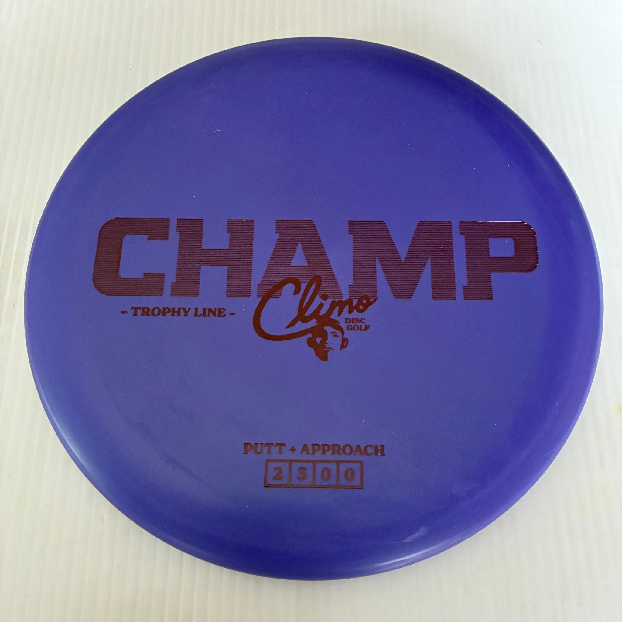Climo Disc Golf Trophy Line Champ 2/3/0/0