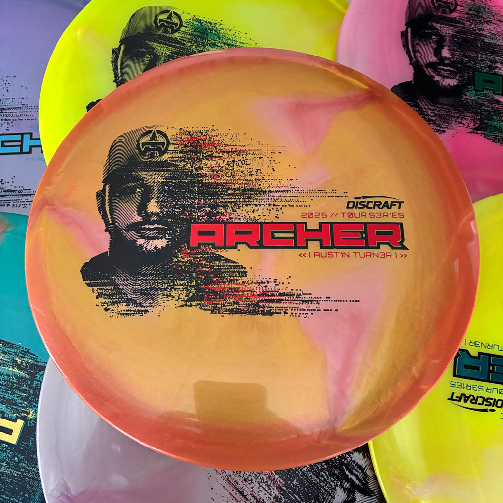 Discraft 2026 Austin Turner Tour Series Swirl Ti/BigZ Blend Archer 5/4/-4/1