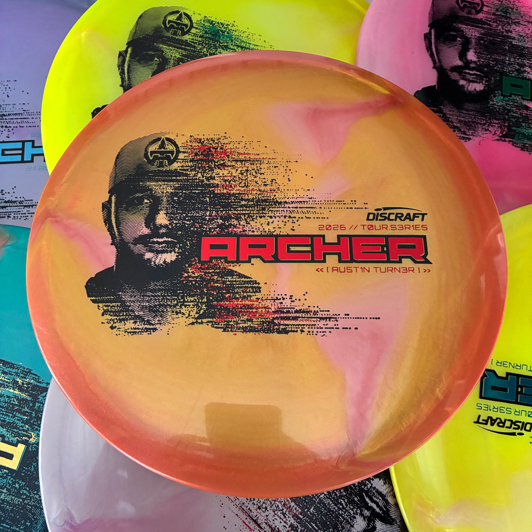 Discraft 2026 Austin Turner Tour Series Swirl Ti/BigZ Blend Archer 5/4/-4/1