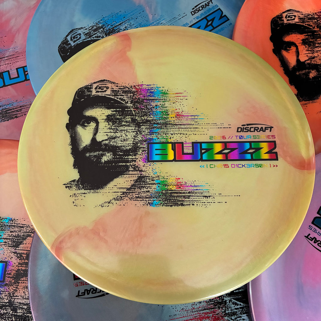 Discraft 2026 Chris Dickerson Tour Series Swirl Ti/BigZ Blend Buzzz 5/4/-1/1